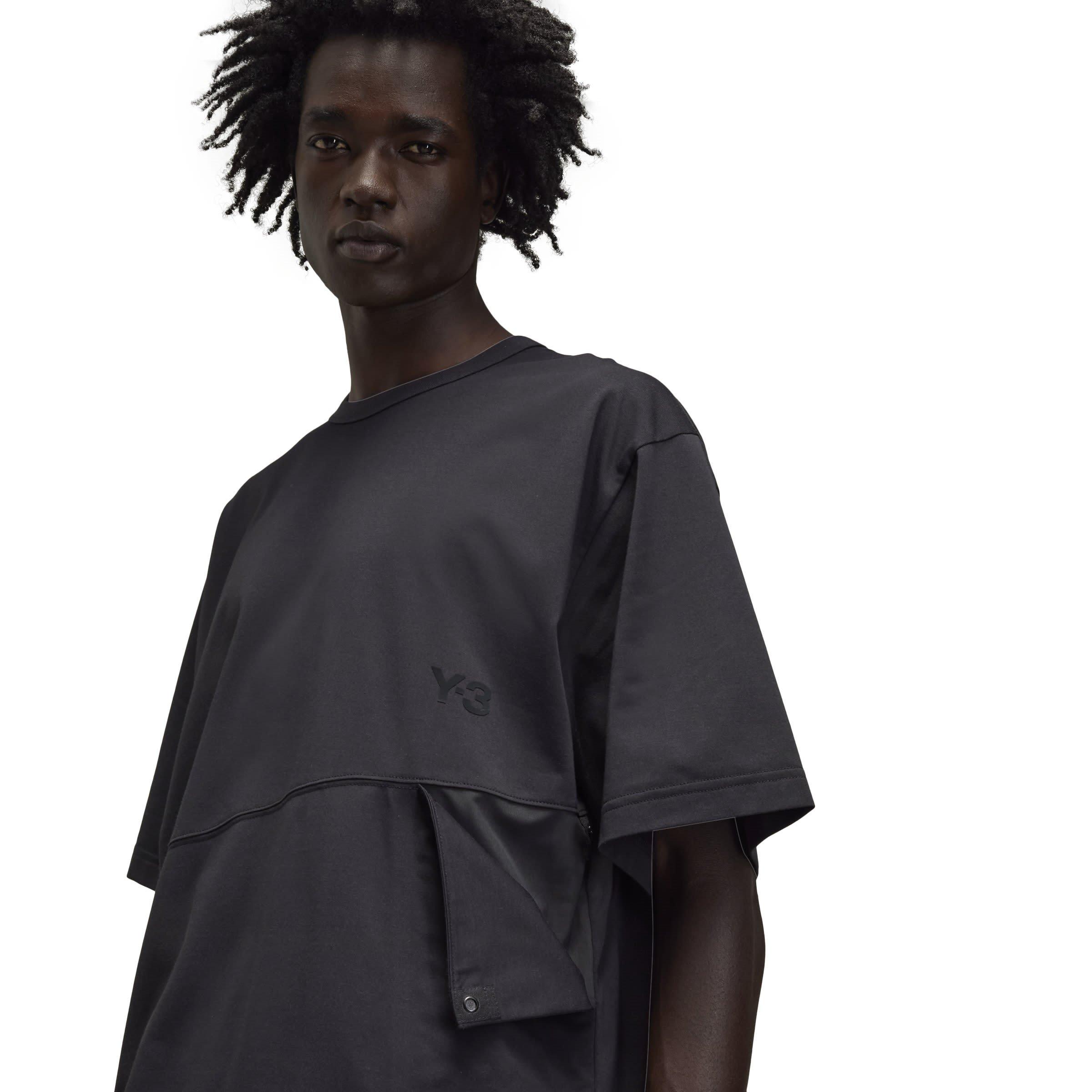 Black - Y3 - Men's Vent Regular Fit T-Shirt - 7