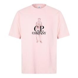 CP Company T Shirts Heavyweight Short Sleeve