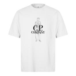 CP Company T Shirts Heavyweight Short Sleeve