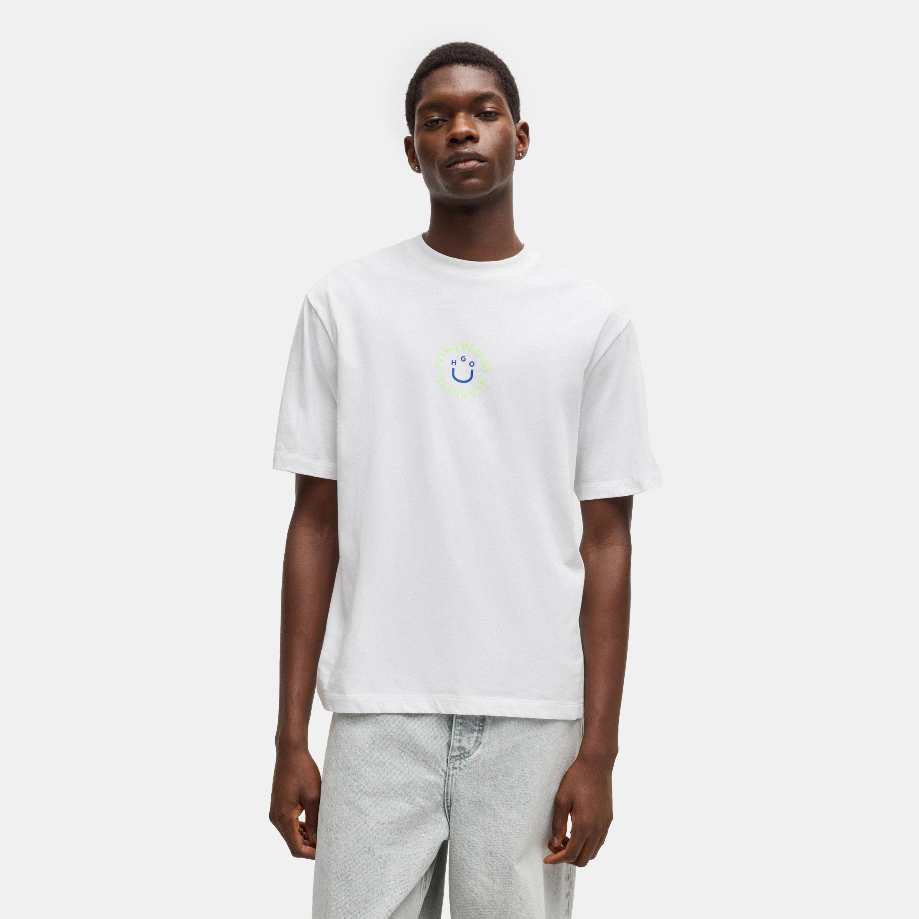 White 100 - Hugo - Men's Napoka 01 Regular Fit T-Shirt - 2
