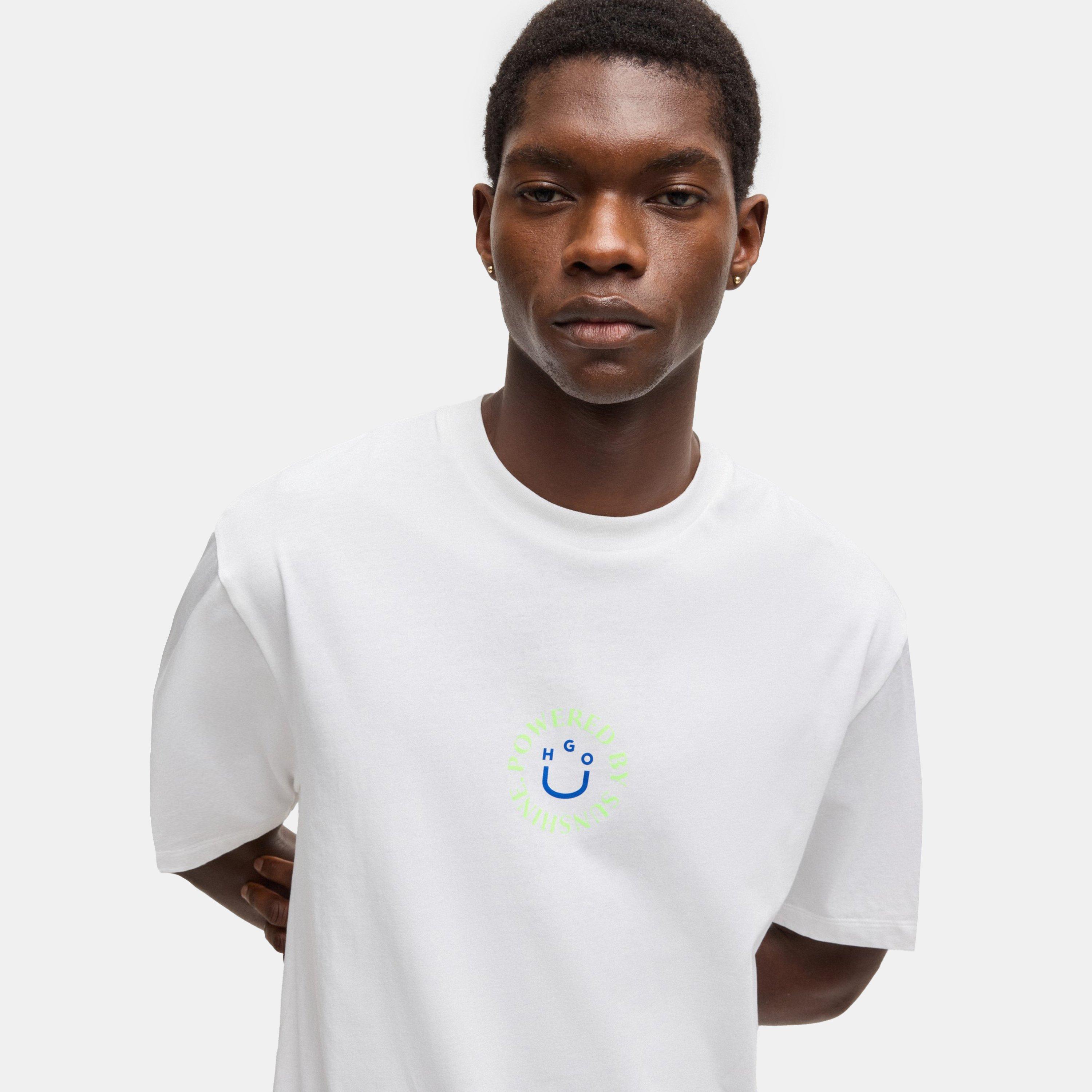 White 100 - Hugo - Men's Napoka 01 Regular Fit T-Shirt - 4