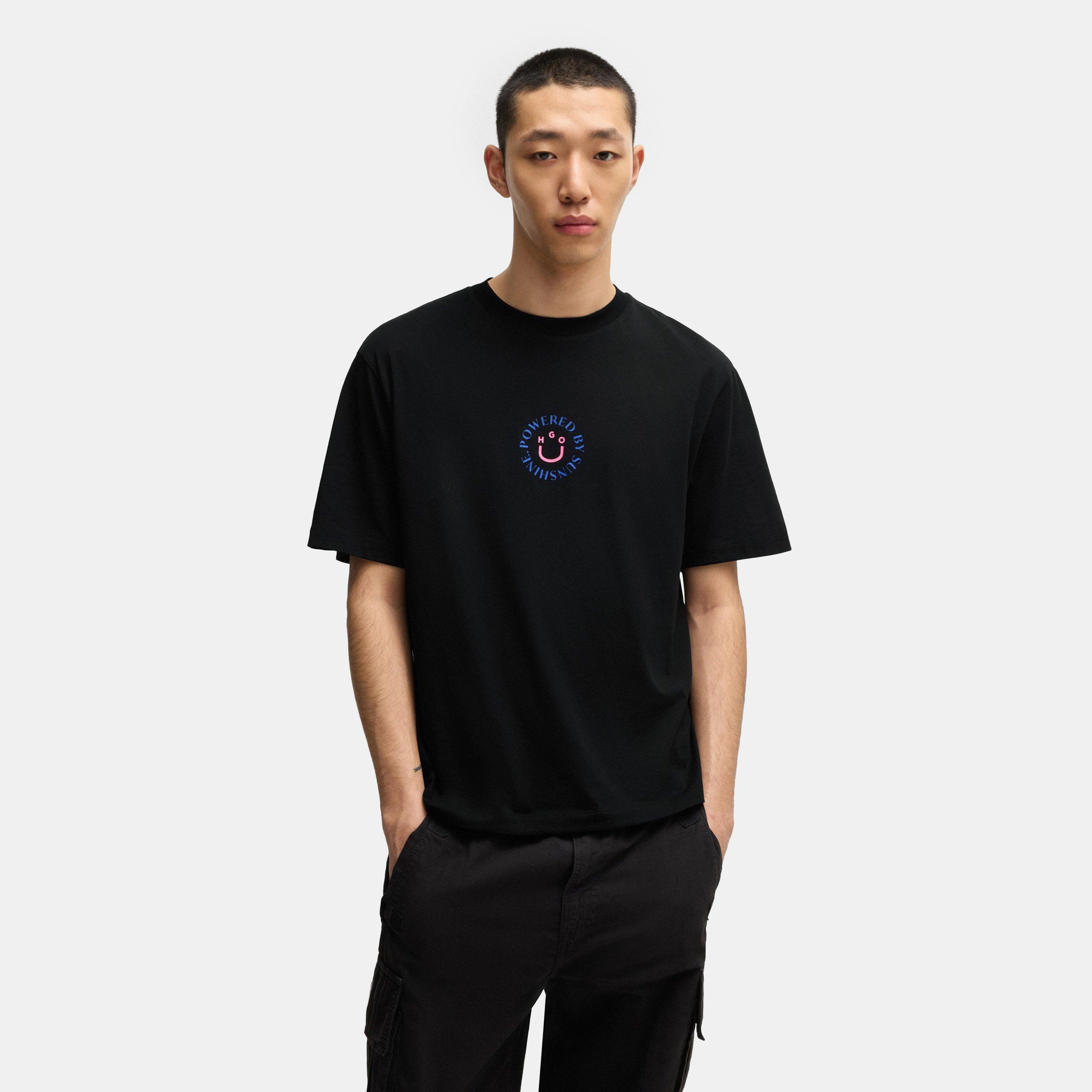 Black 001 - Hugo - Men's Napoka 01 Regular Fit T-Shirt - 2