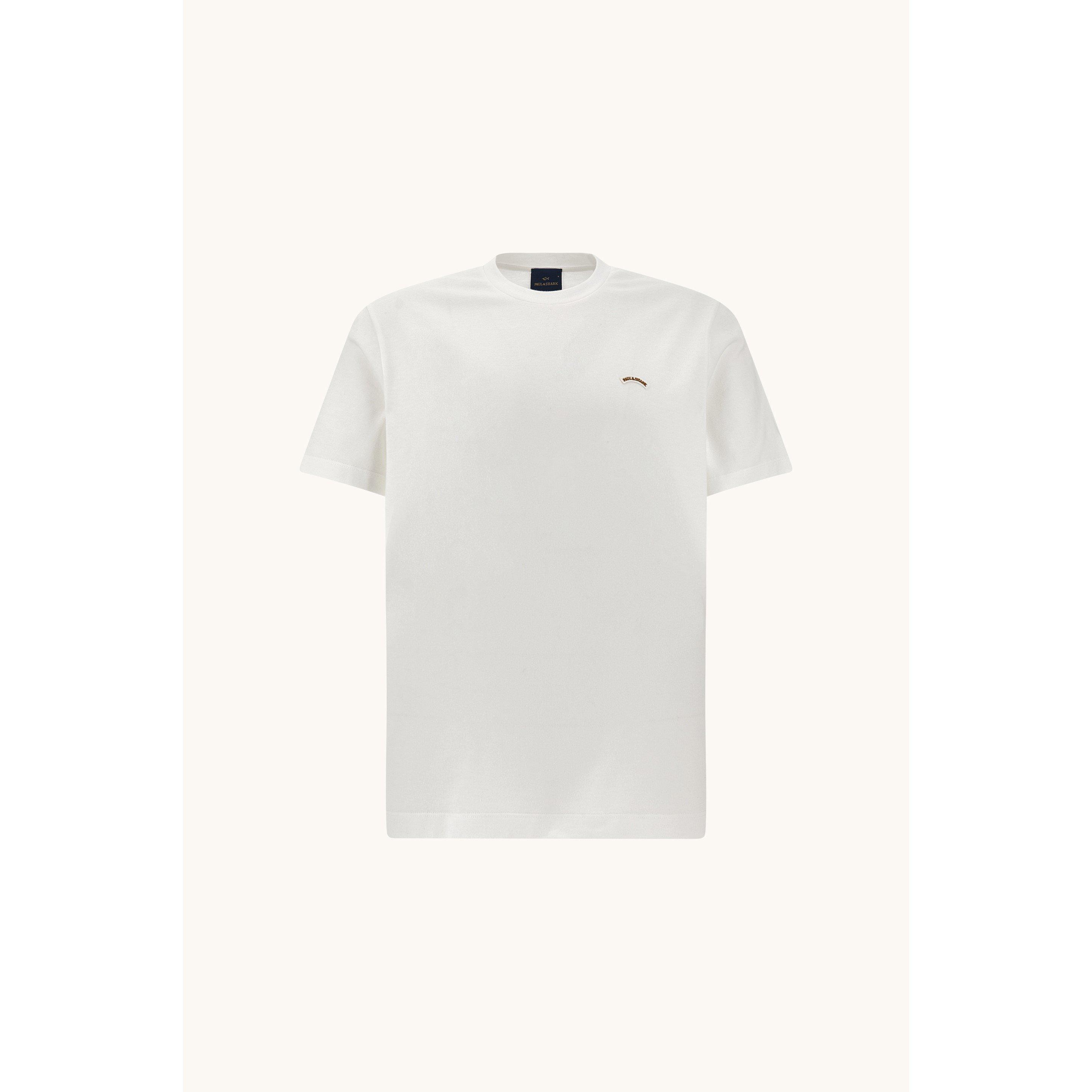 Snow White - Paul And Shark - P+S Cotn Logo Jersey Sn64 - 1