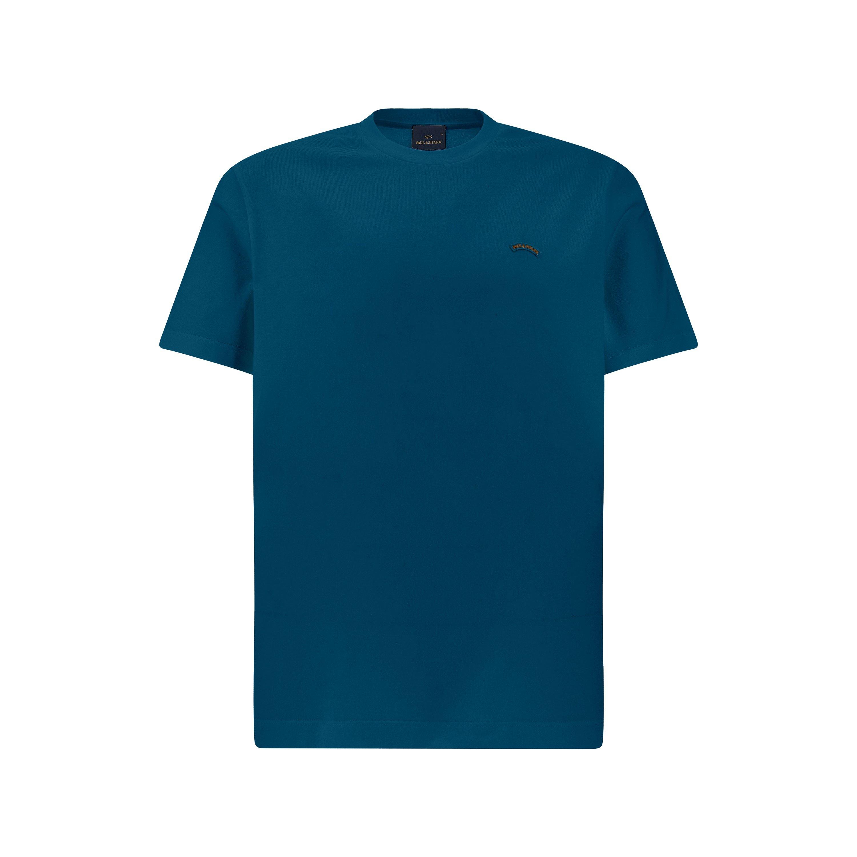 Paul And Shark Men's Cotton Logo Jersey T-Shirt - Avio Blue - XL