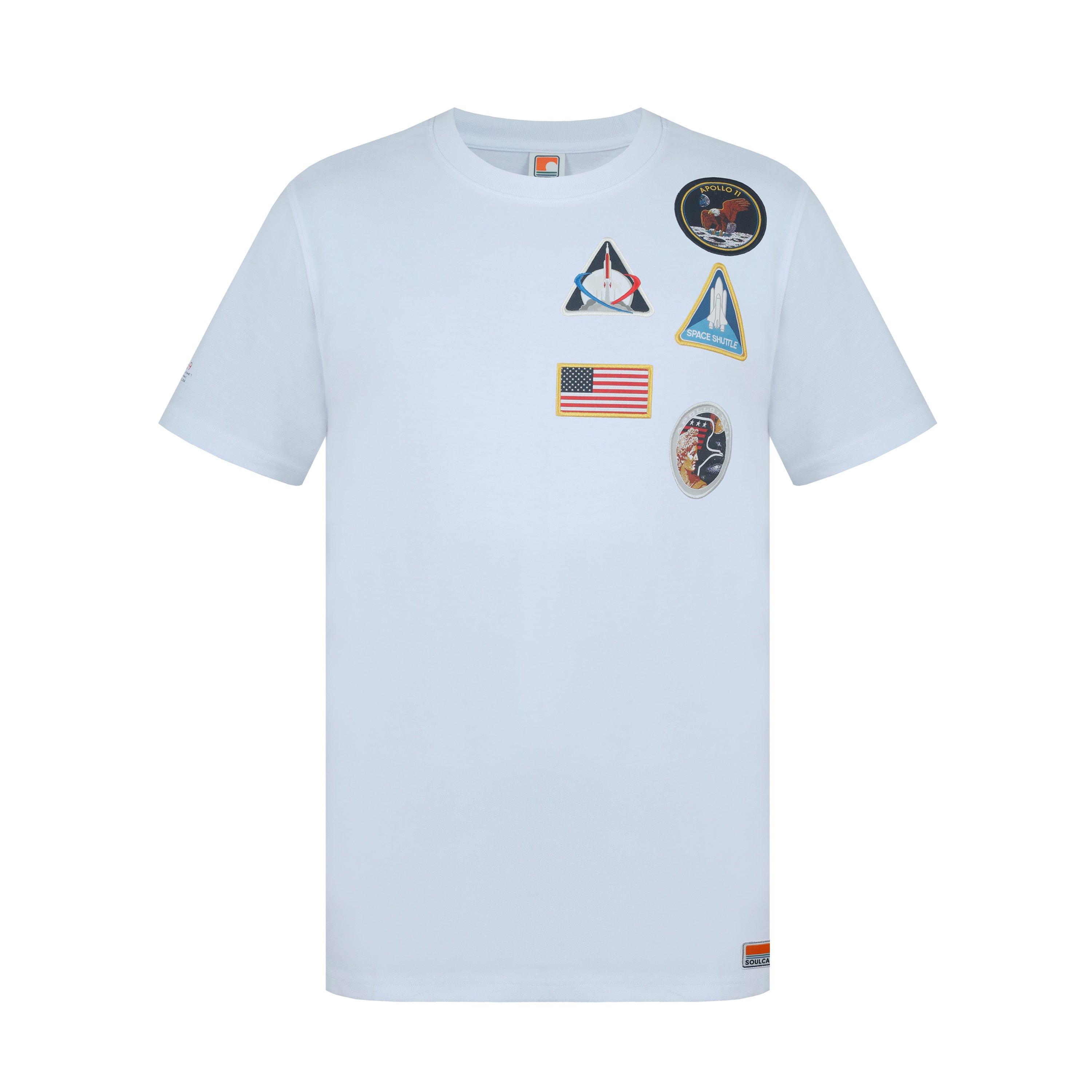 T-shirt Vintage NASA Florida Space Academy - Fusée Orbite Lunaire - Taille Jeune XL / Homme S