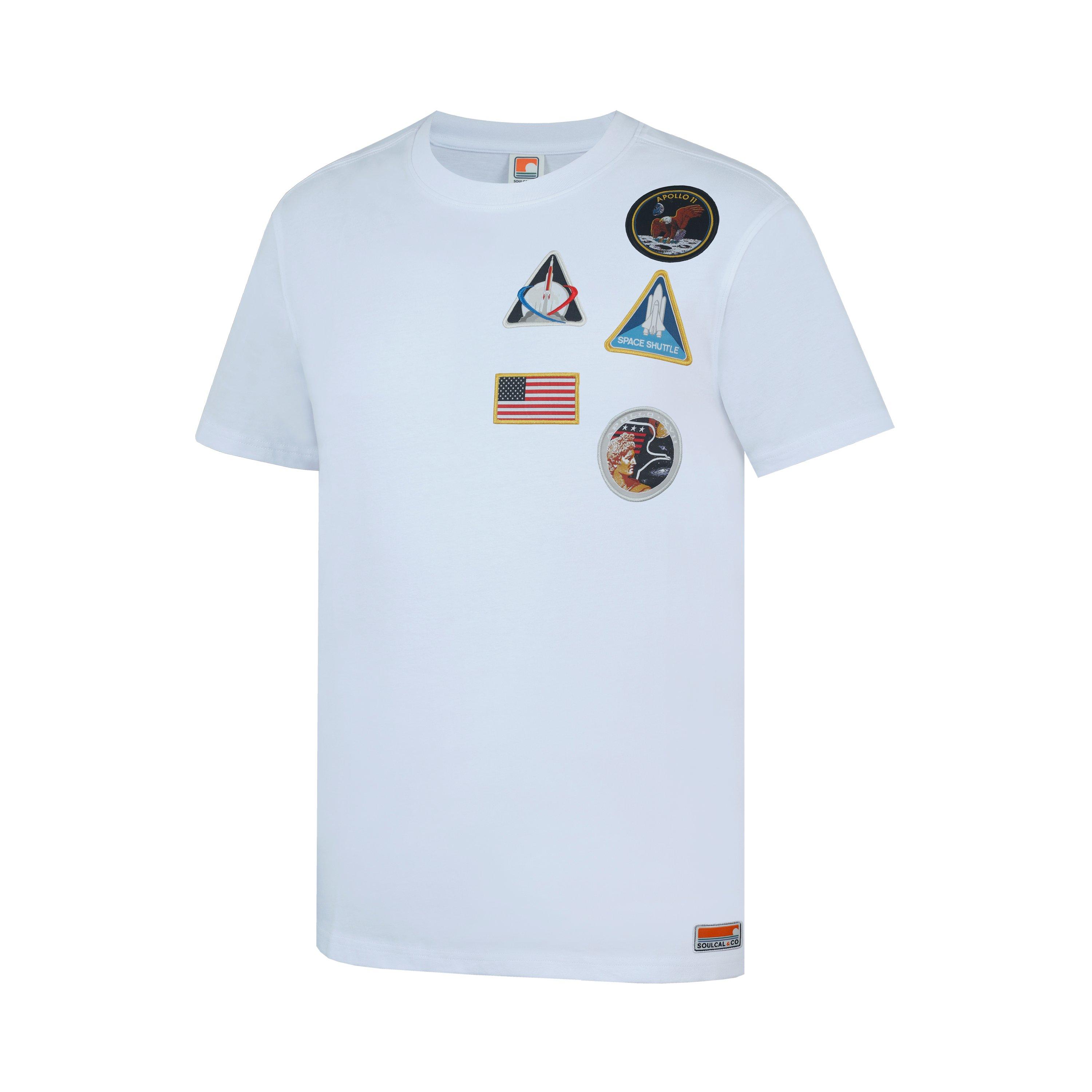 White - SoulCal - Mens NASA Regular Fit T-Shirt - 3