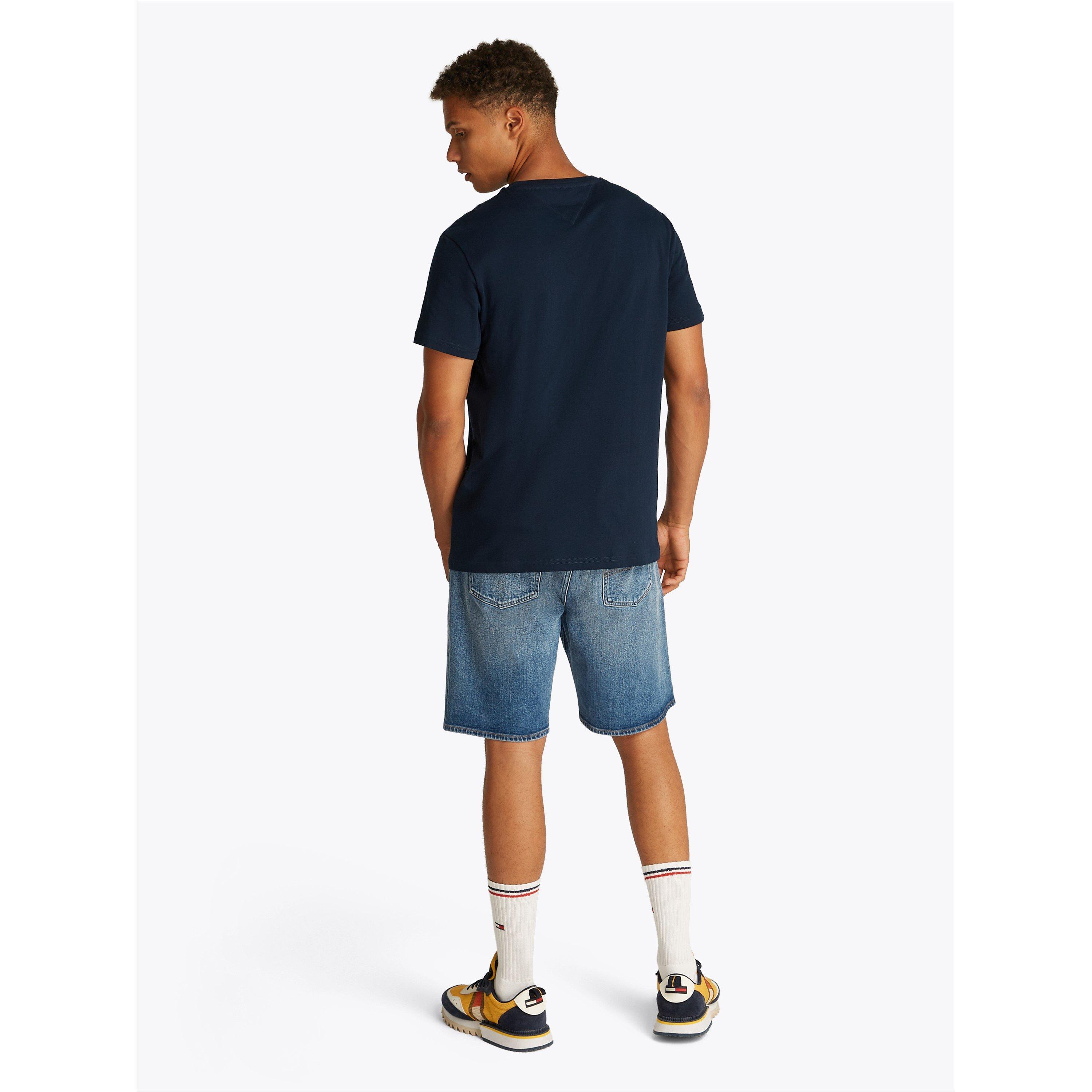 Dark Night - Tommy Jeans - Men's Slim Entry Graphic Regular Fit T-Shirt - 4