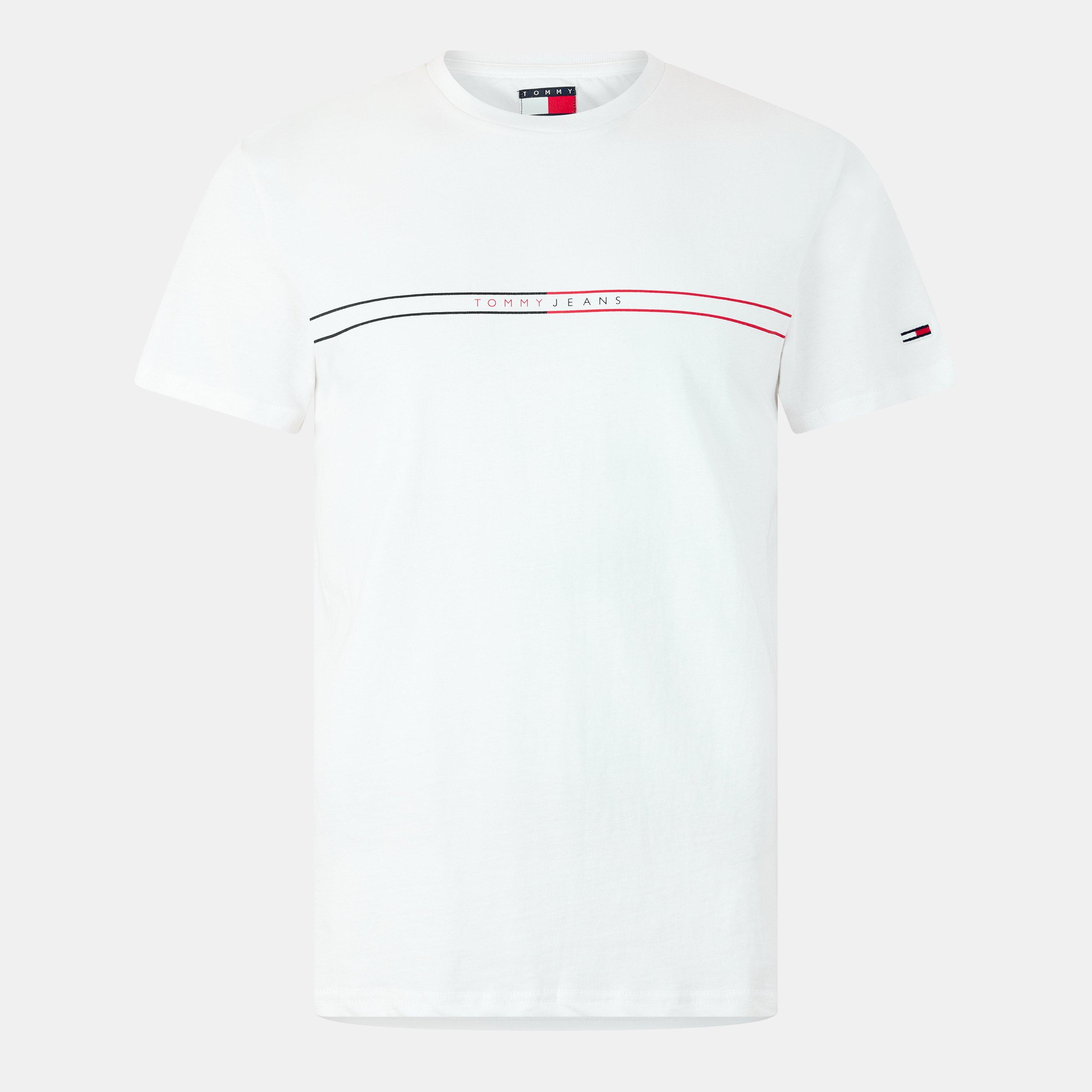 Tommy Jeans Men's Slim Entry Graphic T-Shirt - Ecru - XS