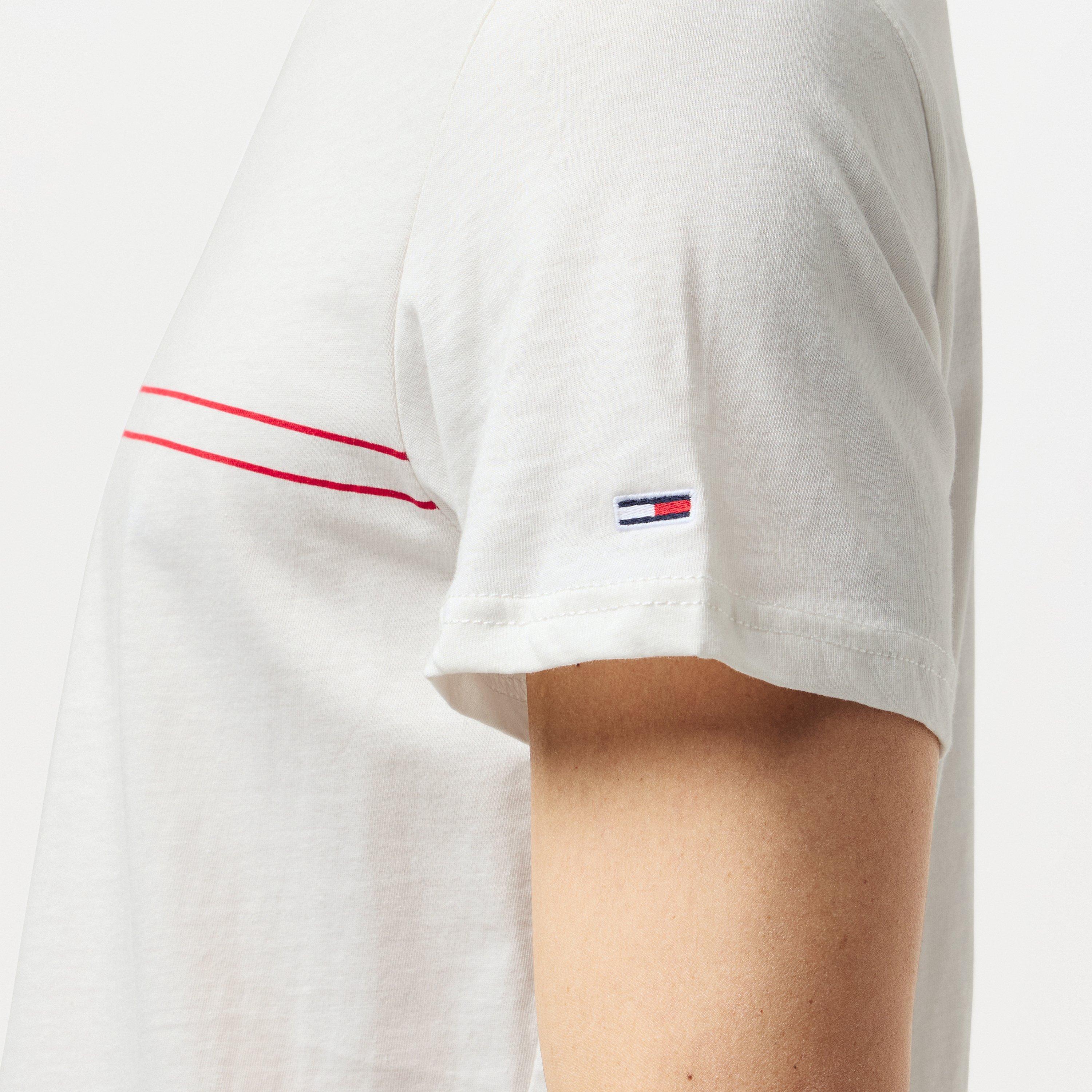 Ecru - Tommy Jeans - Men's Slim Entry Graphic T-Shirt - 5