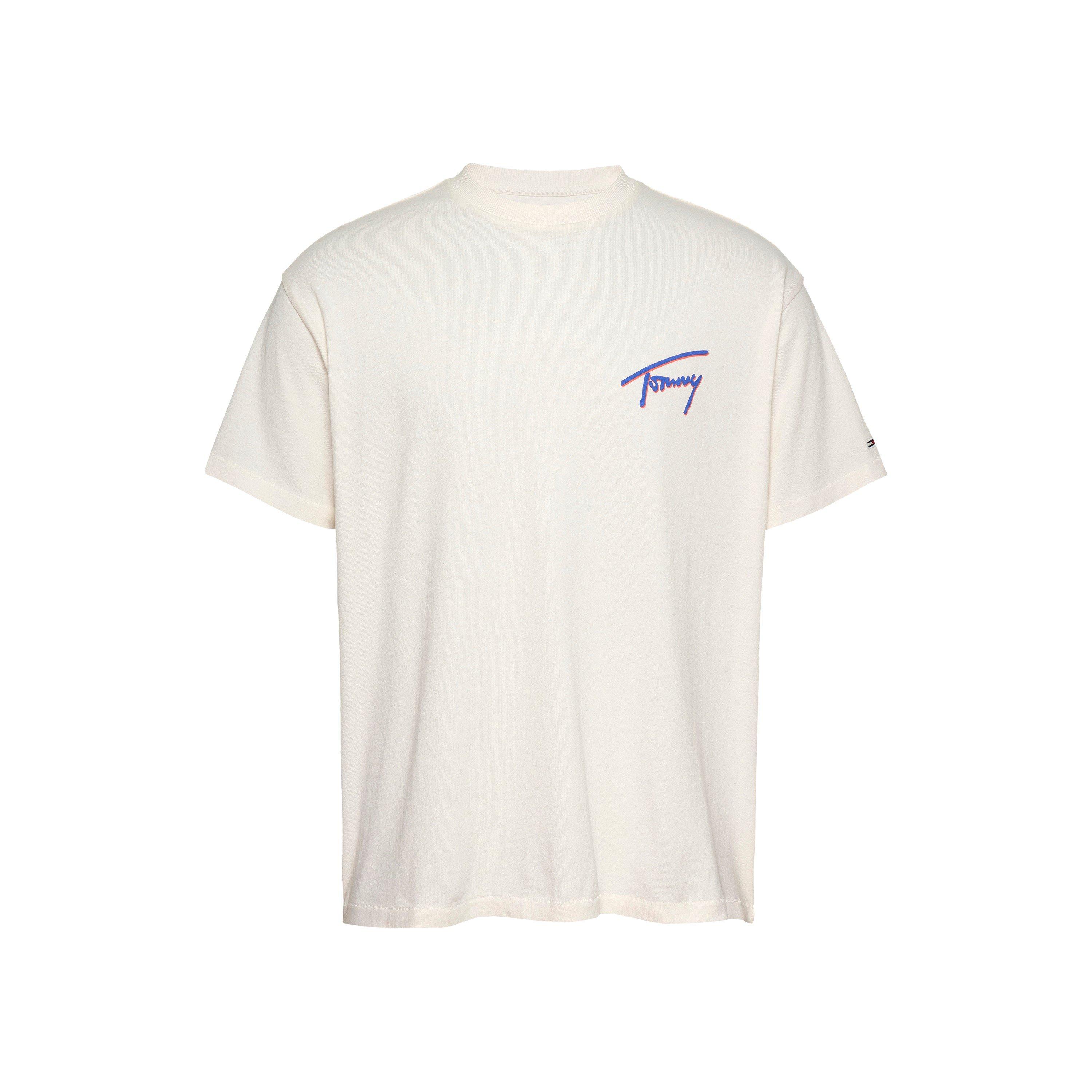 Tommy Jeans Men's Faded Graphic T-Shirt - Ancient White - XS
