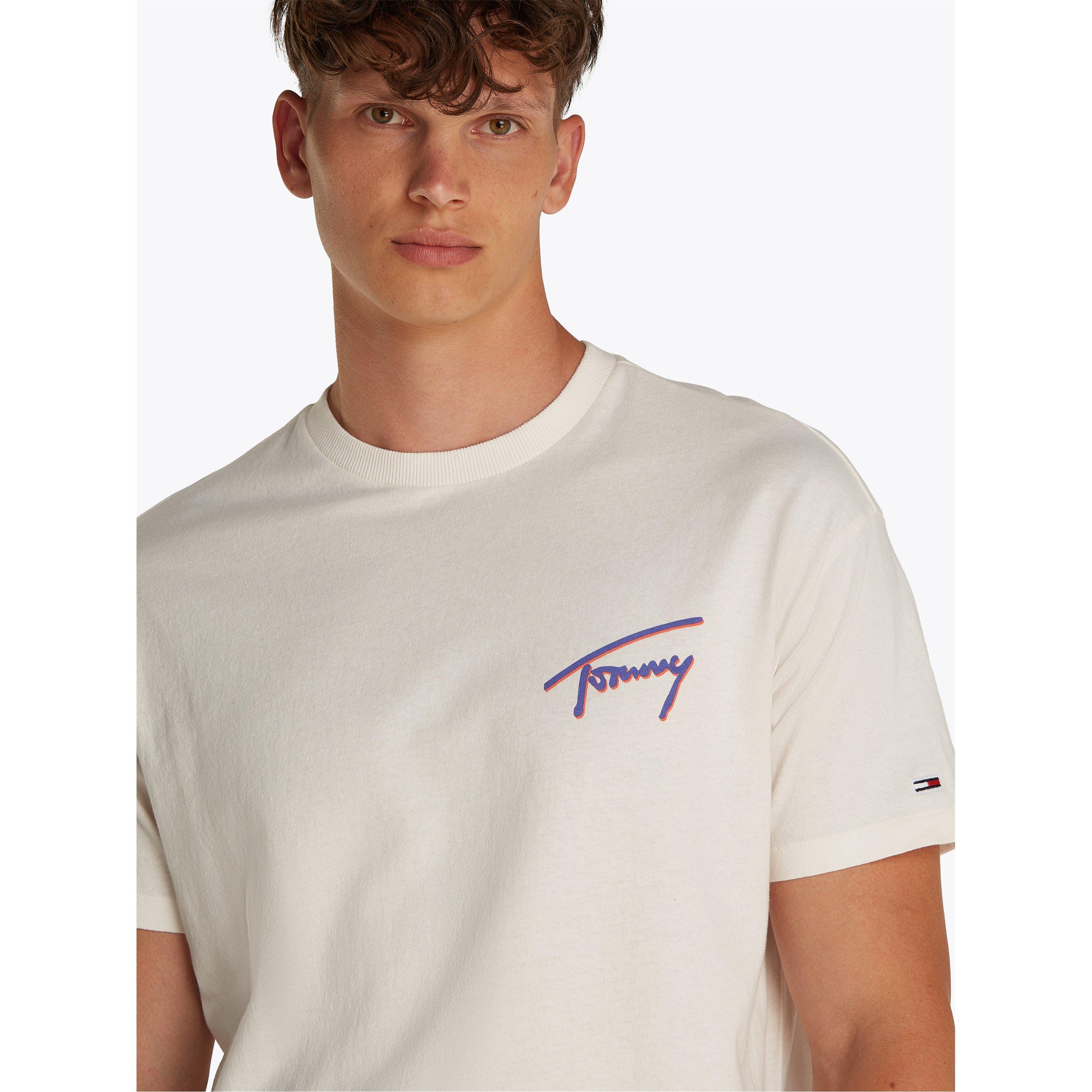 Ancient White - Tommy Jeans - Men's Faded Graphic T-Shirt - 6