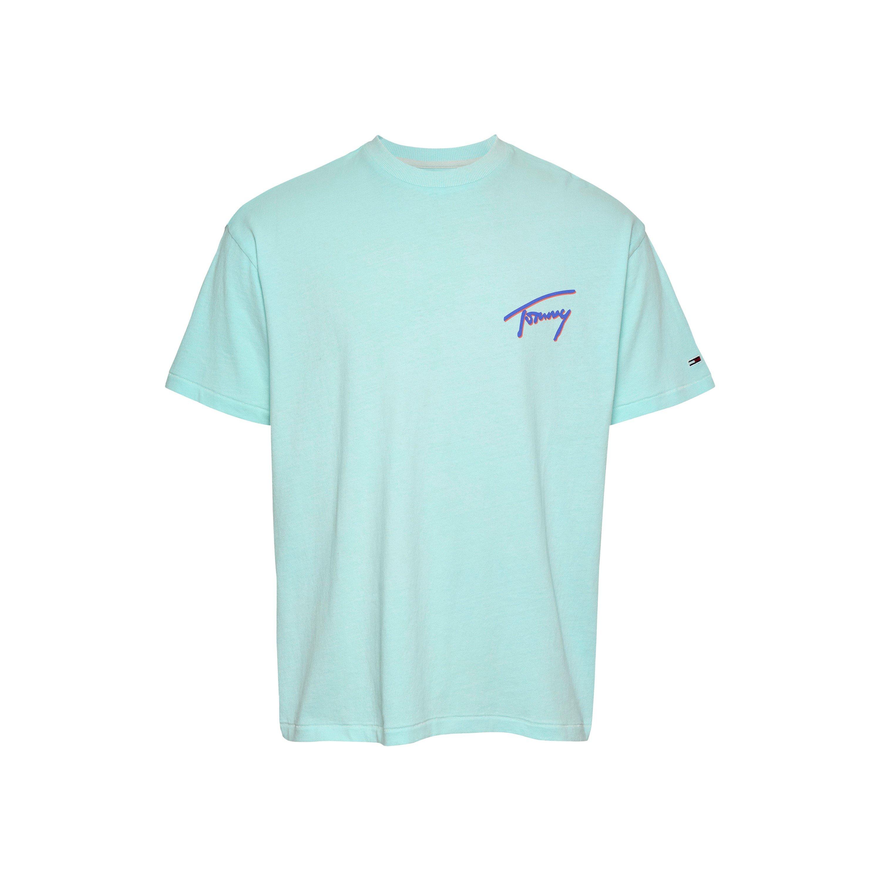 Tommy Jeans Men's Faded Graphic T-Shirt - Spring Mint - M