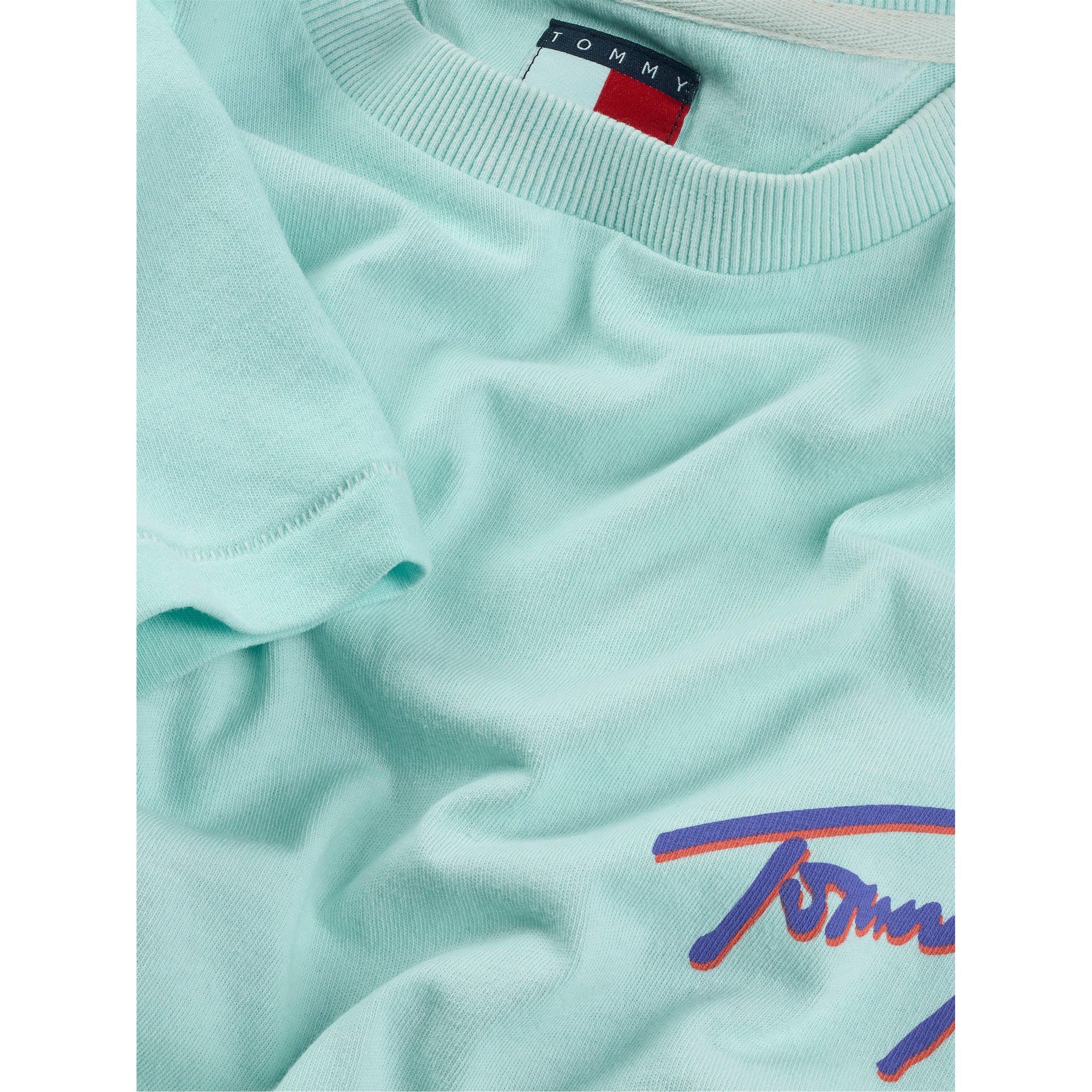 Spring Mint - Tommy Jeans - Men's Faded Graphic T-Shirt - 7