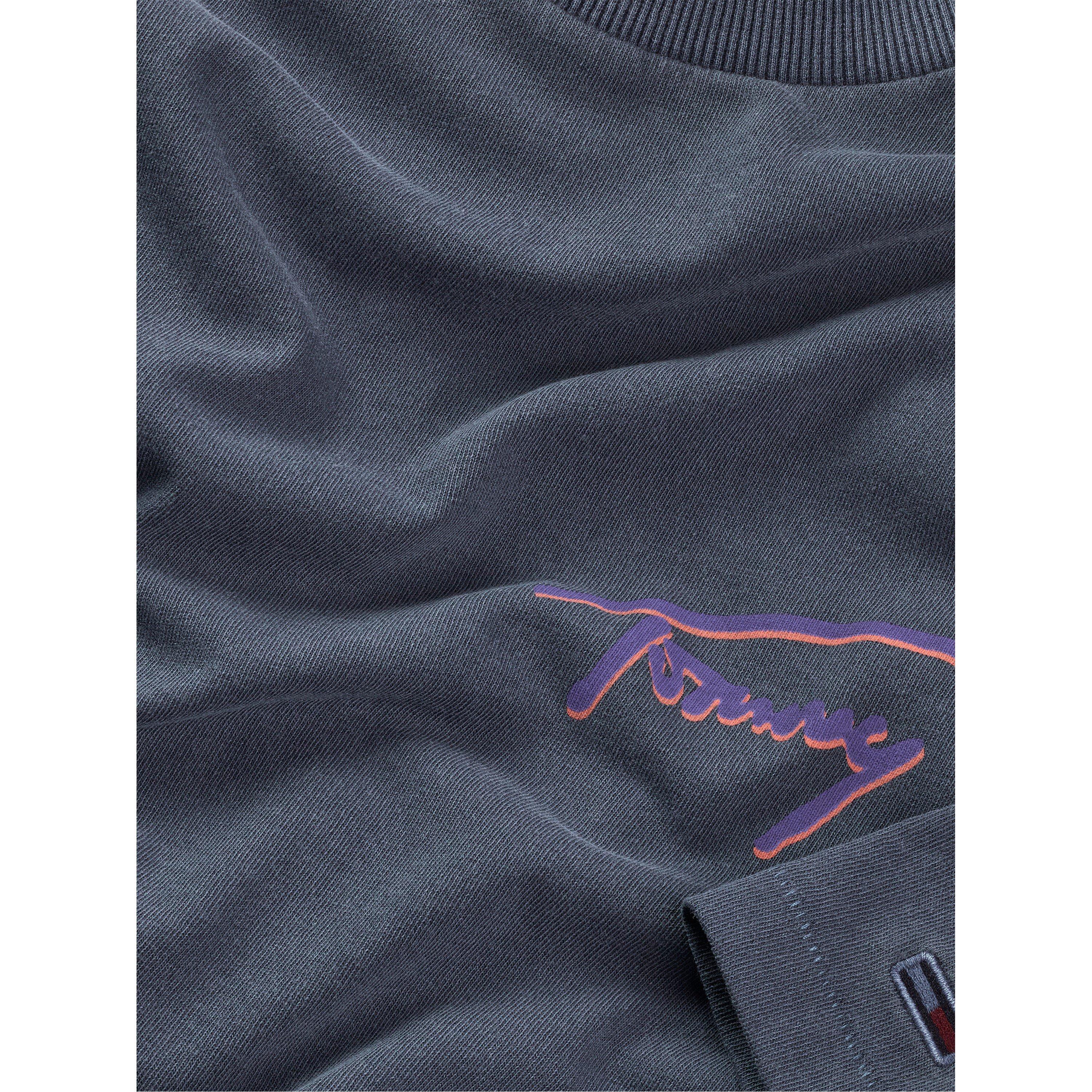 Mørk Nat Navy - Tommy Jeans - Men's Faded Graphic T-Shirt - 7