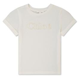 Chloe Girls Embroidered Logo T Shirt