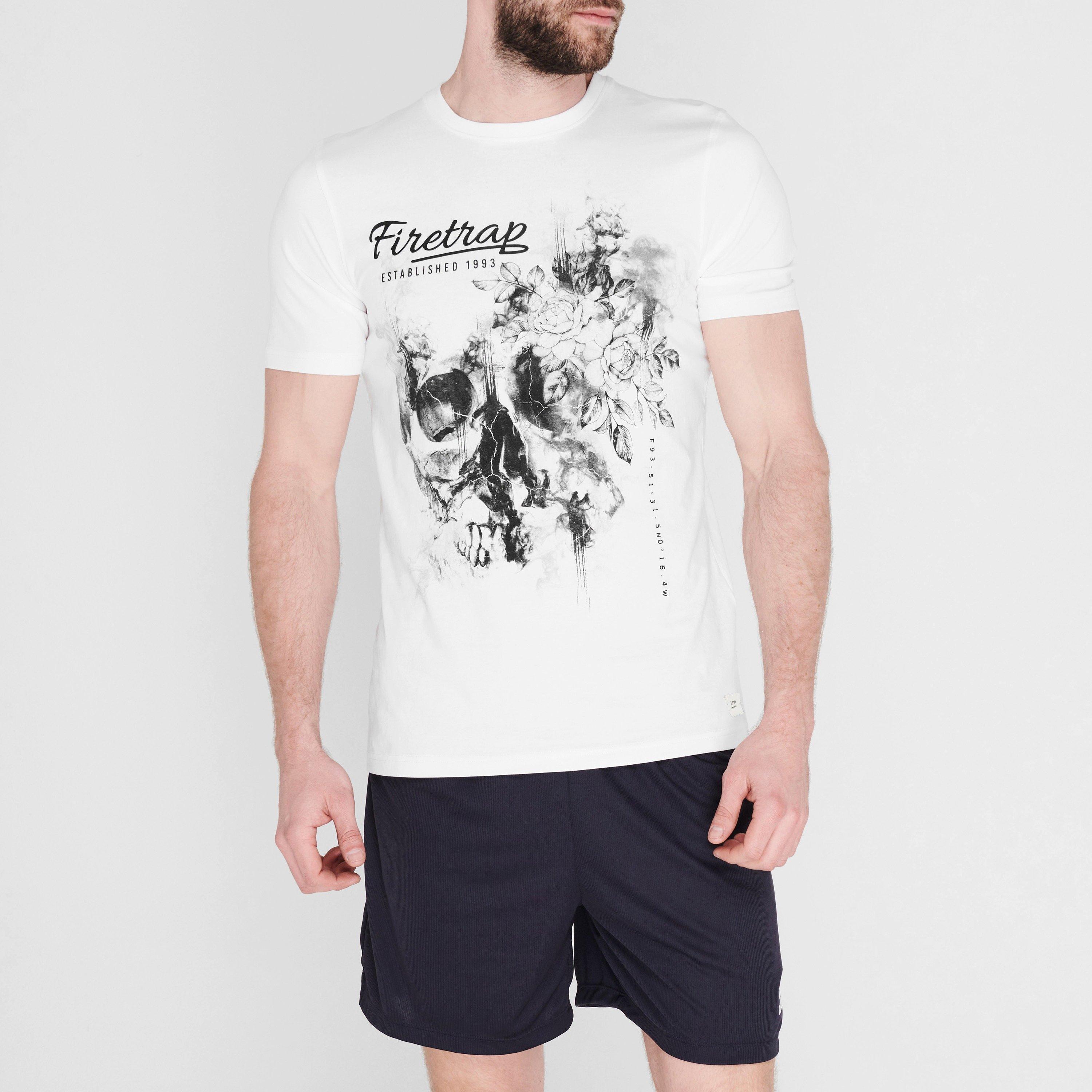 Lady 1 - Wht - Firetrap - T-Shirt Mens - 2