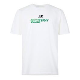 CP Company T Shirts Hand printed Short Sleeve T shirt