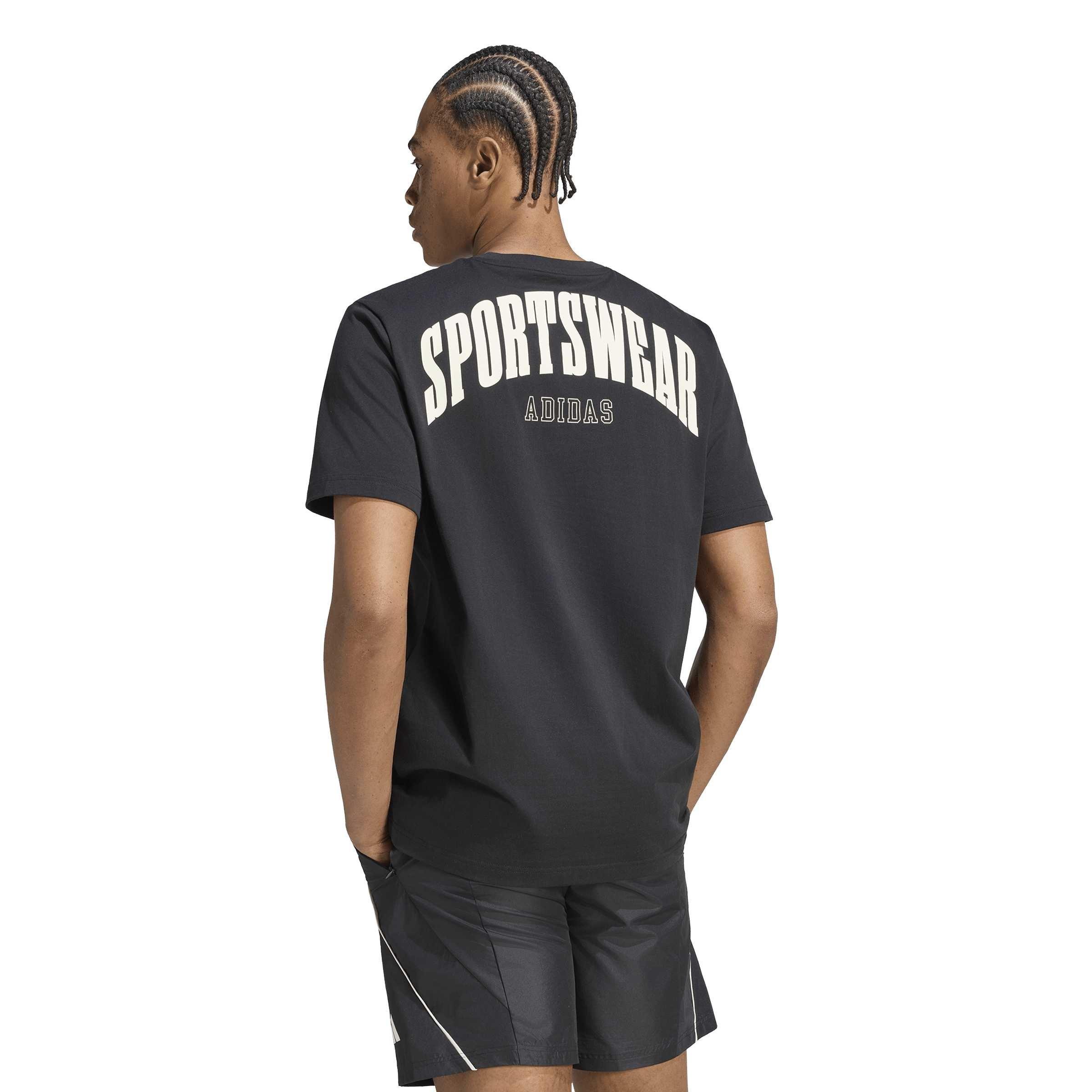Black - adidas - Stadium Collegiate Graphic T-Shirt - 3