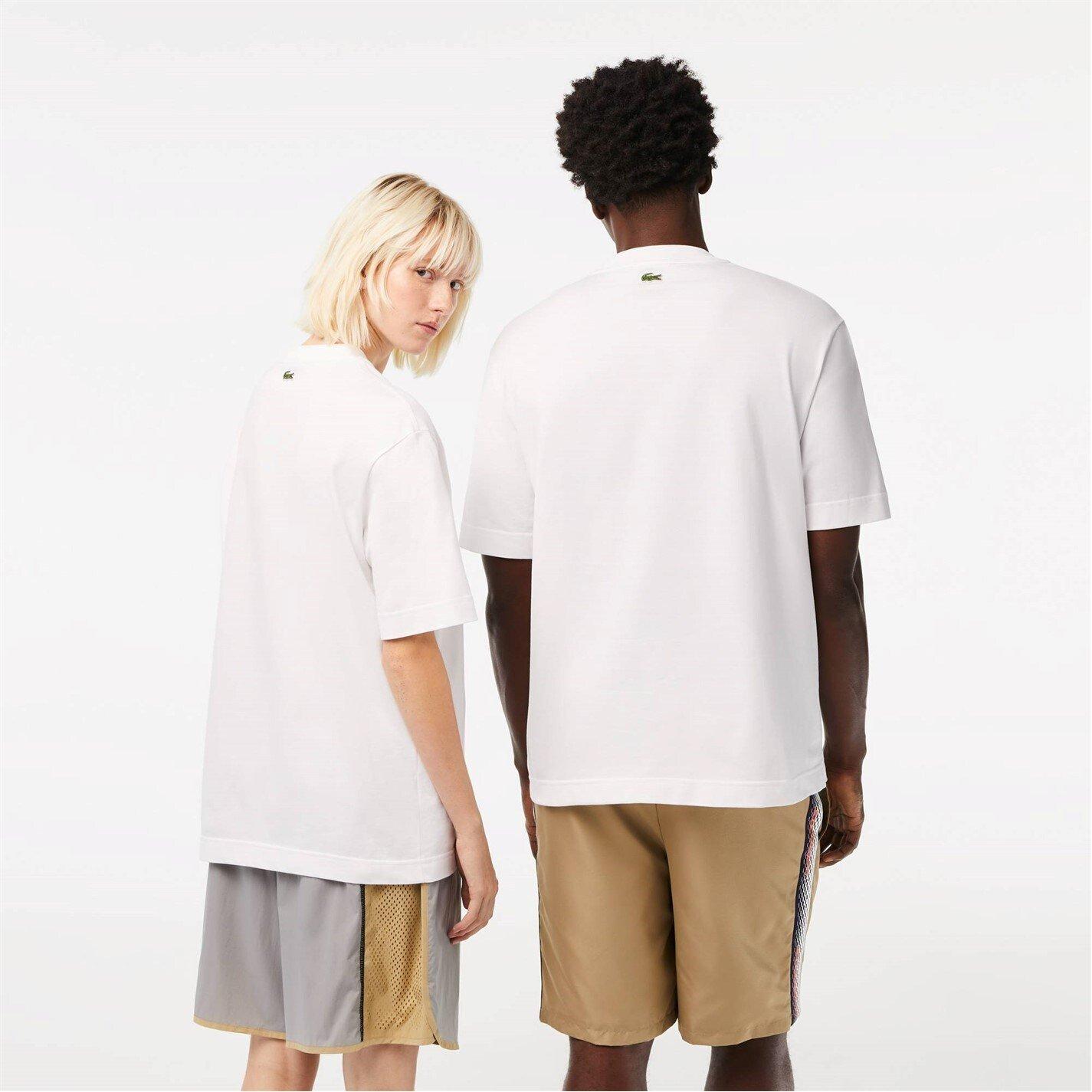 White 001 - Lacoste - Lacoste Rg T-Shirt Mens - 3