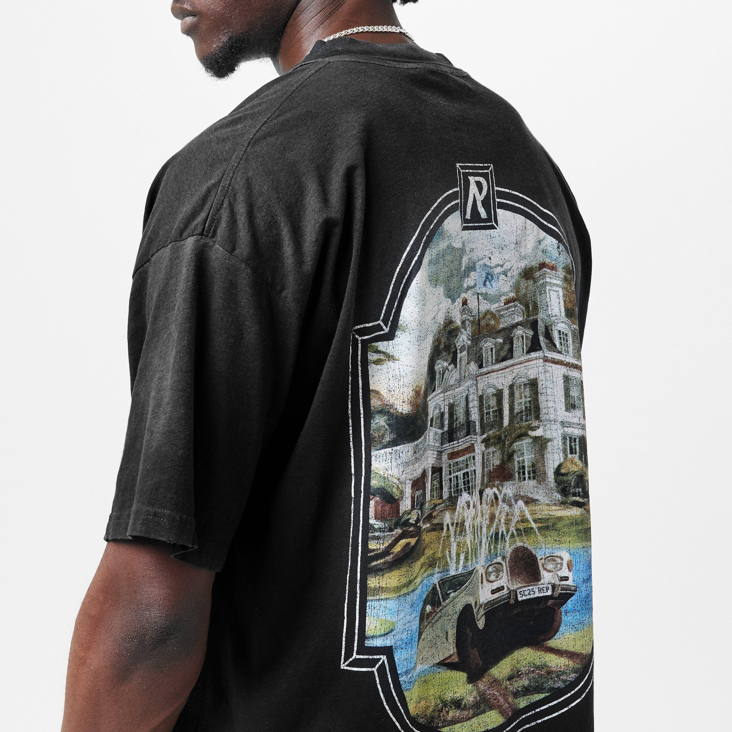 Stained Black - Represent - Men's Revere Manor Premium Slub Jersey T-Shirt - 5