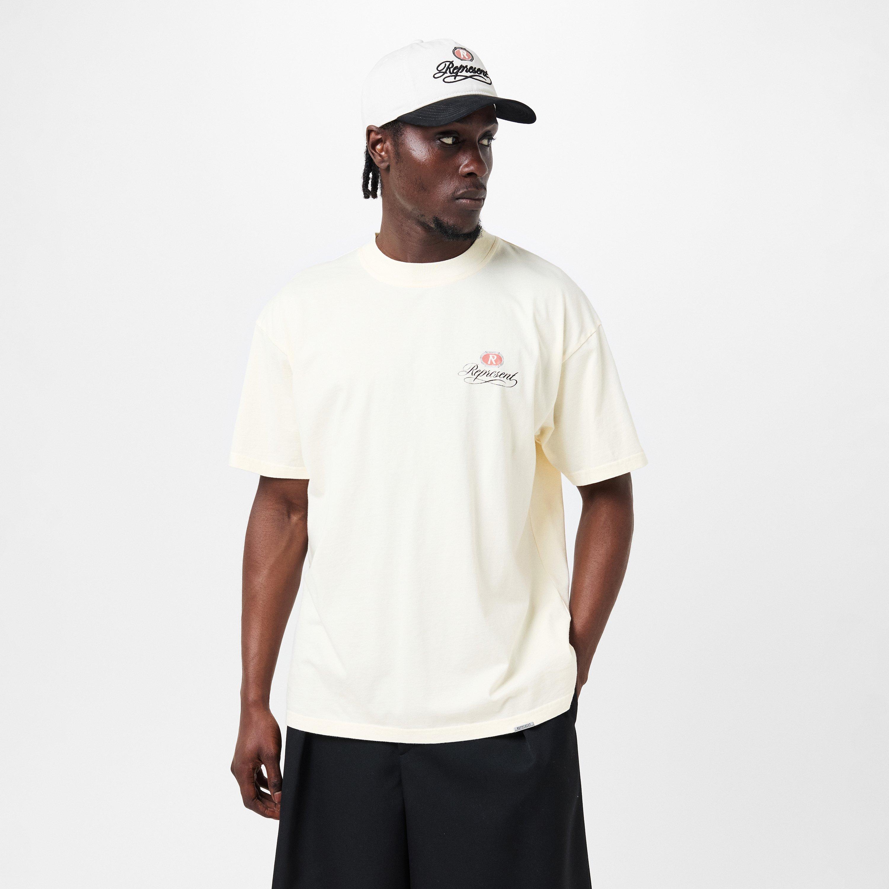 Aged White - Represent - Men's Grand Vintage Oversized T-Shirt - 3