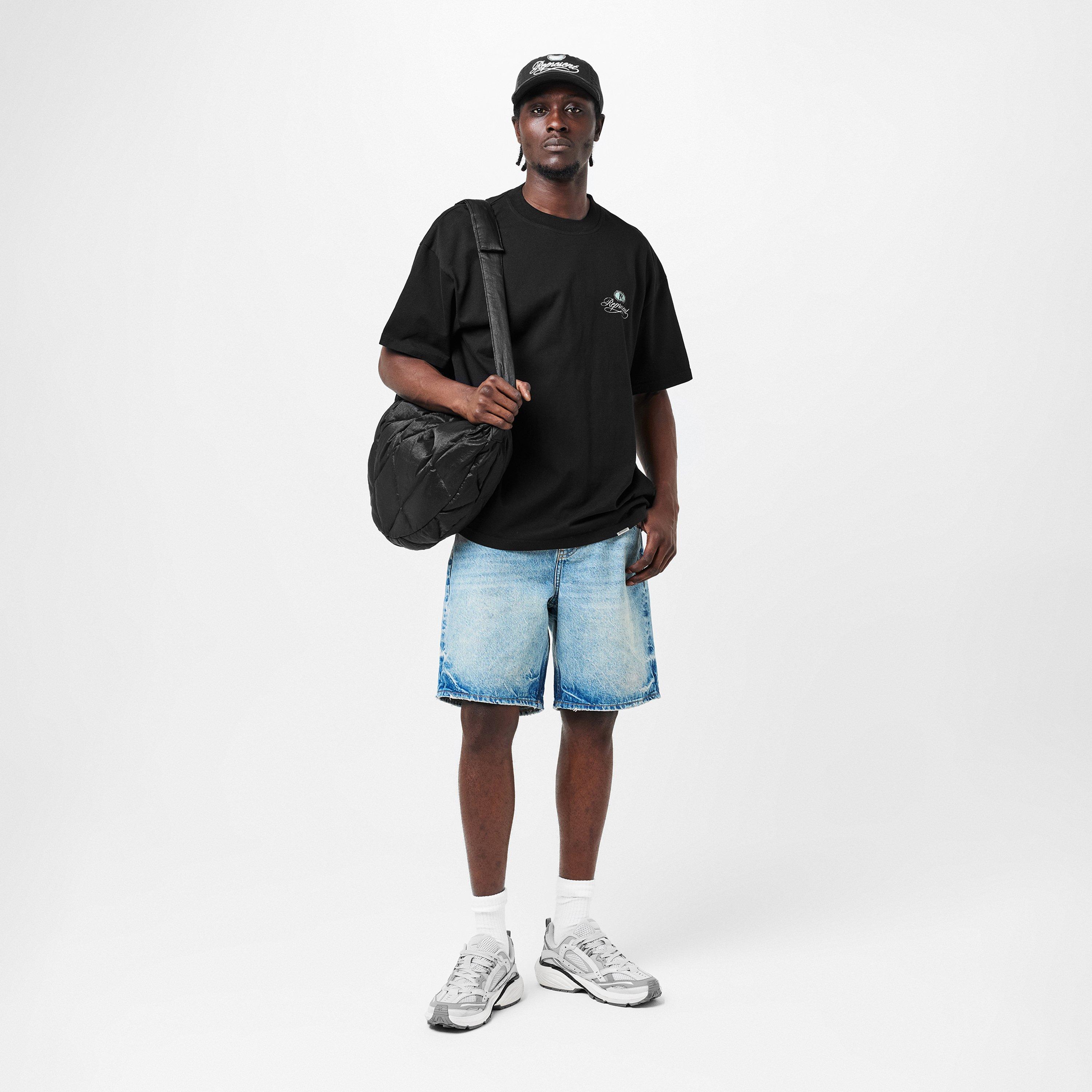 Jet Black - Represent - Men's Rep Grand Vintage Oversized Fit T-Shirt - 6