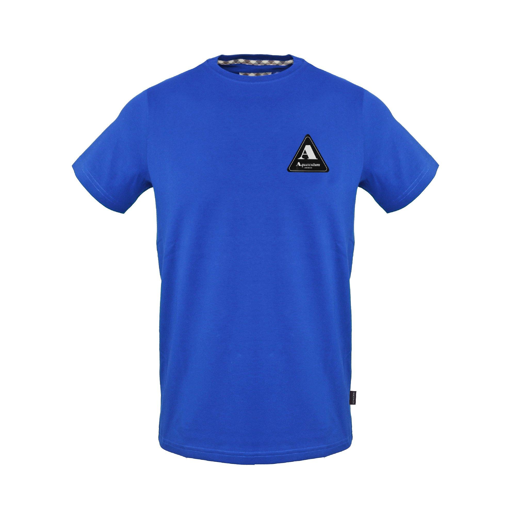 Aquascutum Men's T-Shirt - Sky - Small