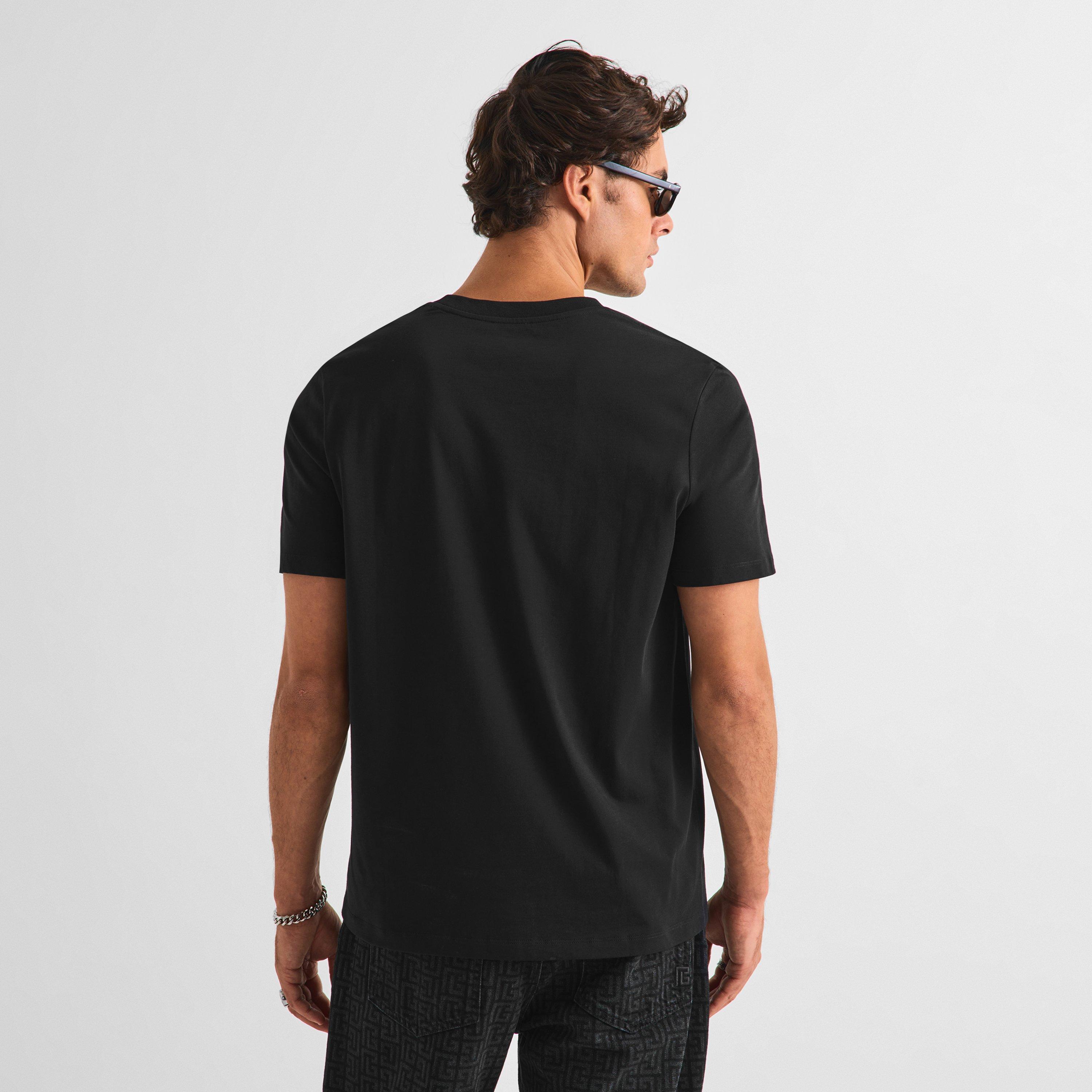 Black/Red - Balmain - Balmain LG Tee Sn64 - 4