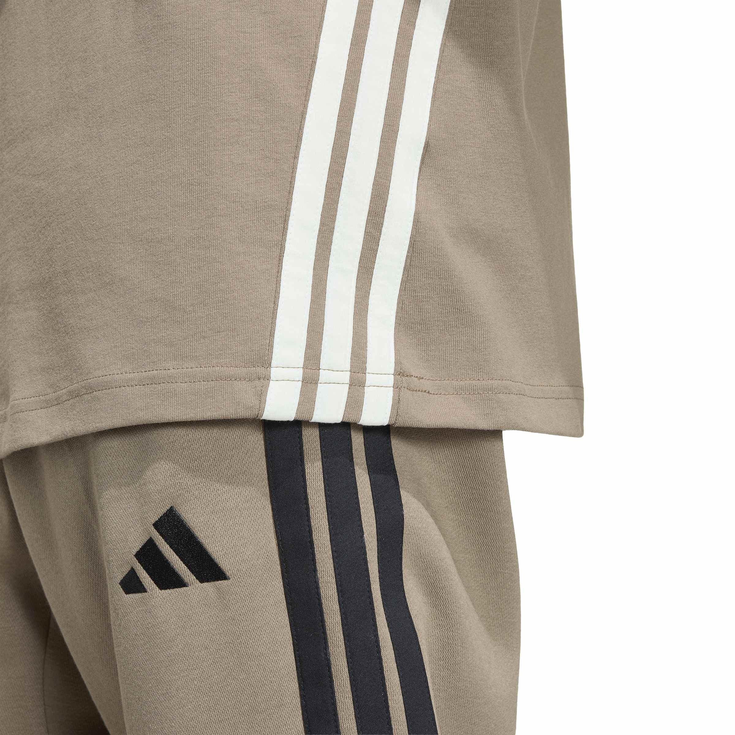 Khaki/White - adidas - Adidas Ak 3S Tee Sn64 - 5