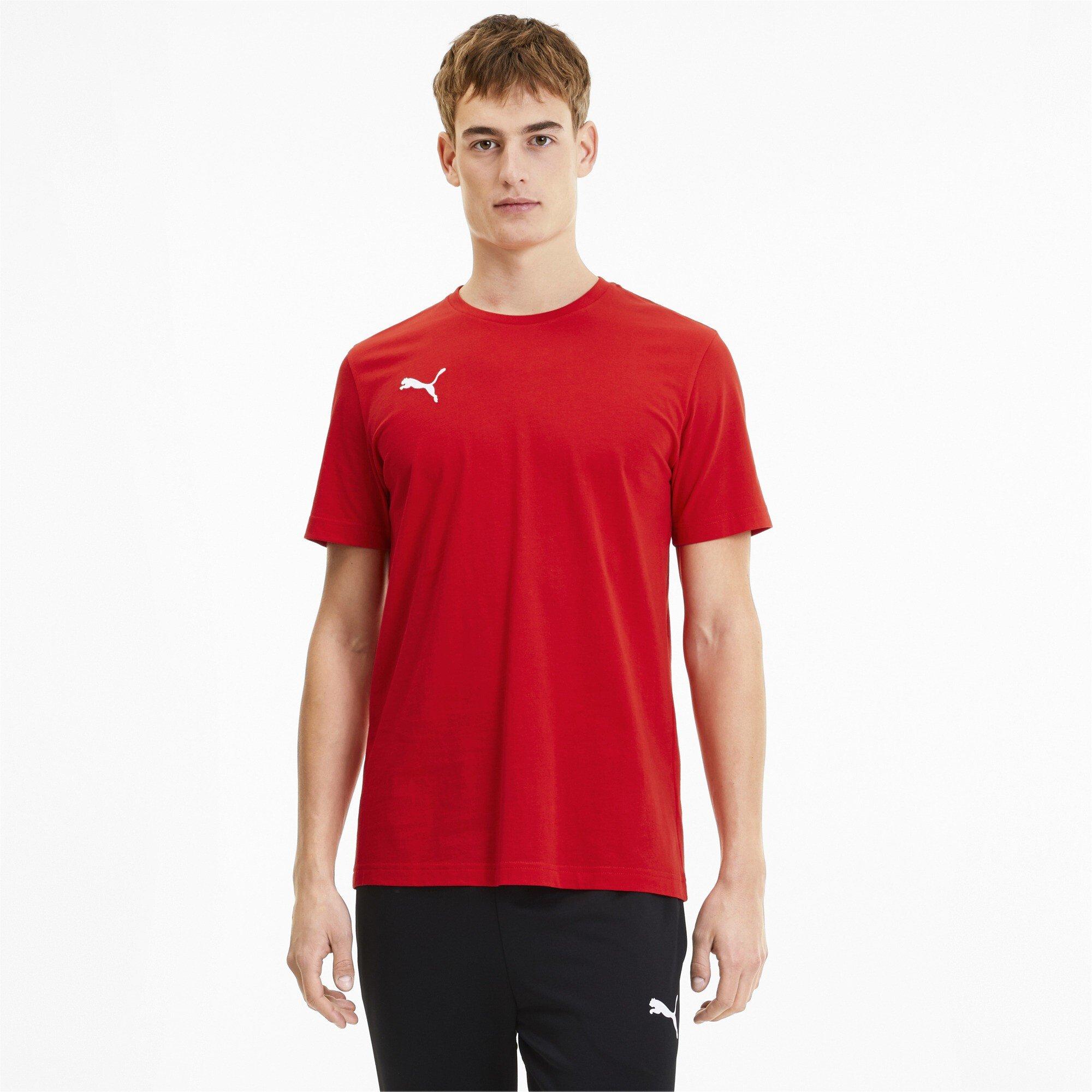 Puma Red - Puma - Puma Teamgoal 23 Casuals Tee T-Shirt Mens - 3