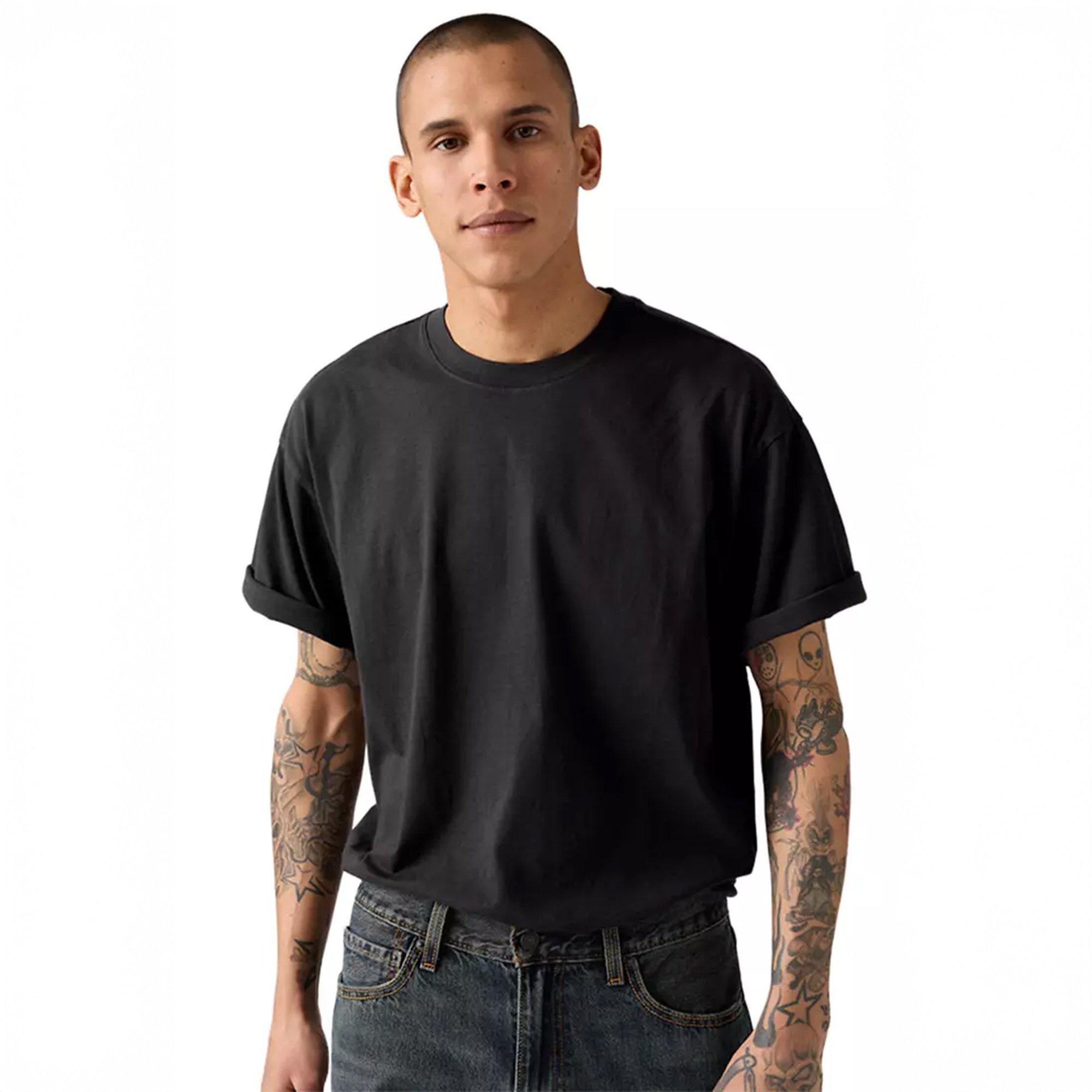 Dark Phantom - Levis - Cropped Boxy T Sn61 - 4