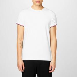 Moncler Tricolour Logo T Shirt