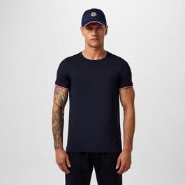 Moncler Tricolour Logo T Shirt