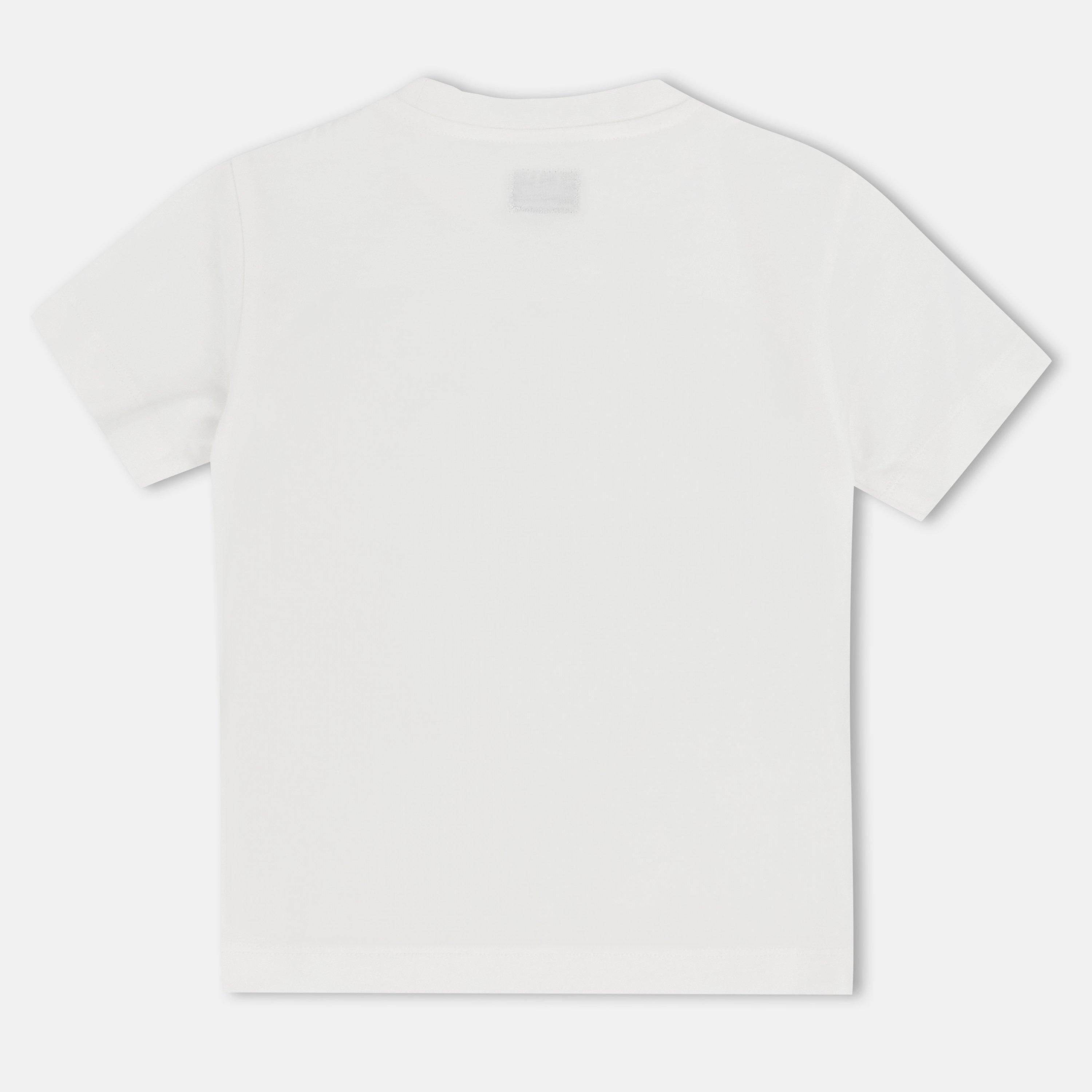 White 10135 - CP Company - Kids' Regular Fit Logo T-Shirt - 2