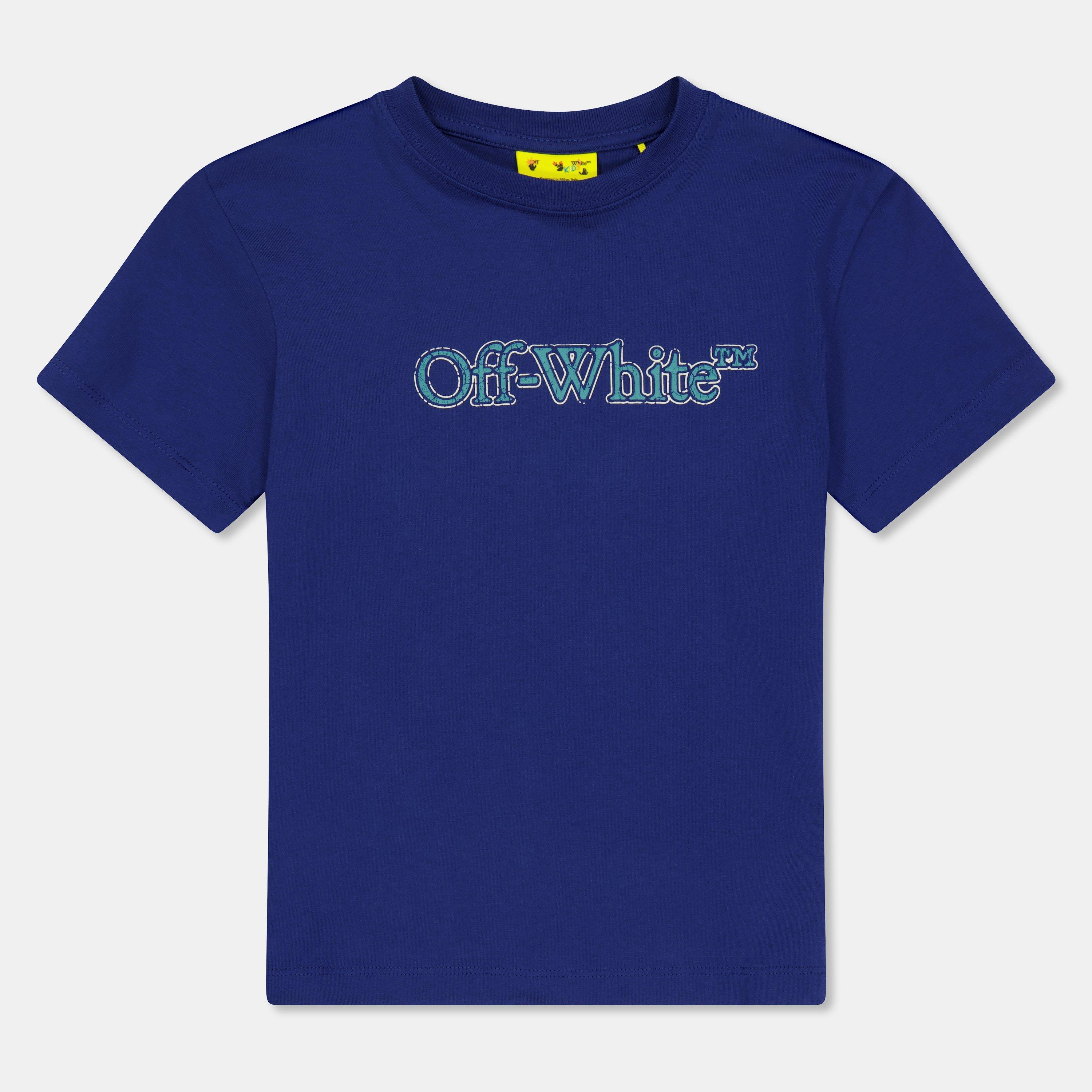 Blue 4559 - Off White - Unisex Kids' - Logo T-Shirt - 1