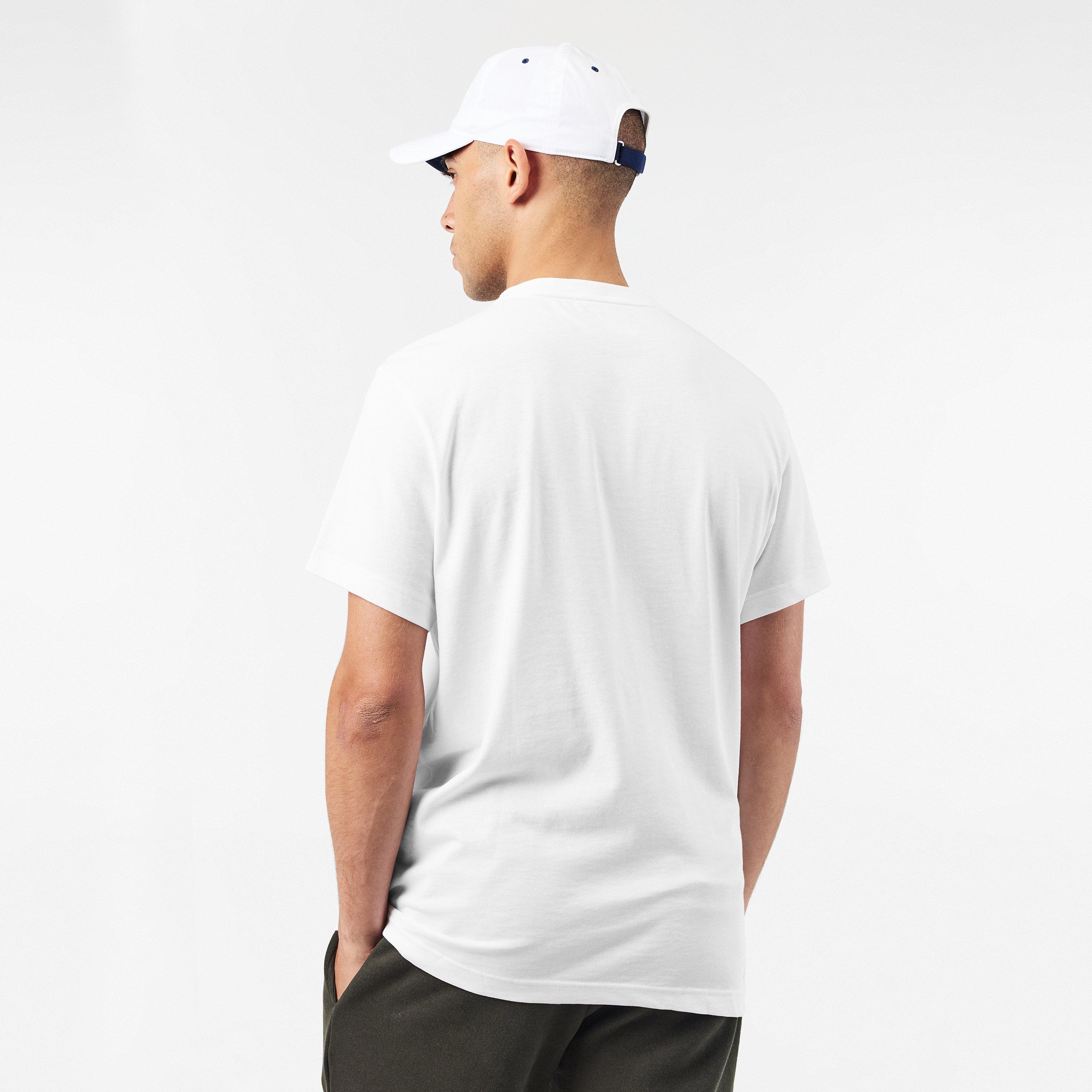 White/Green - Lacoste - Regular Fit T-Shirt - 4
