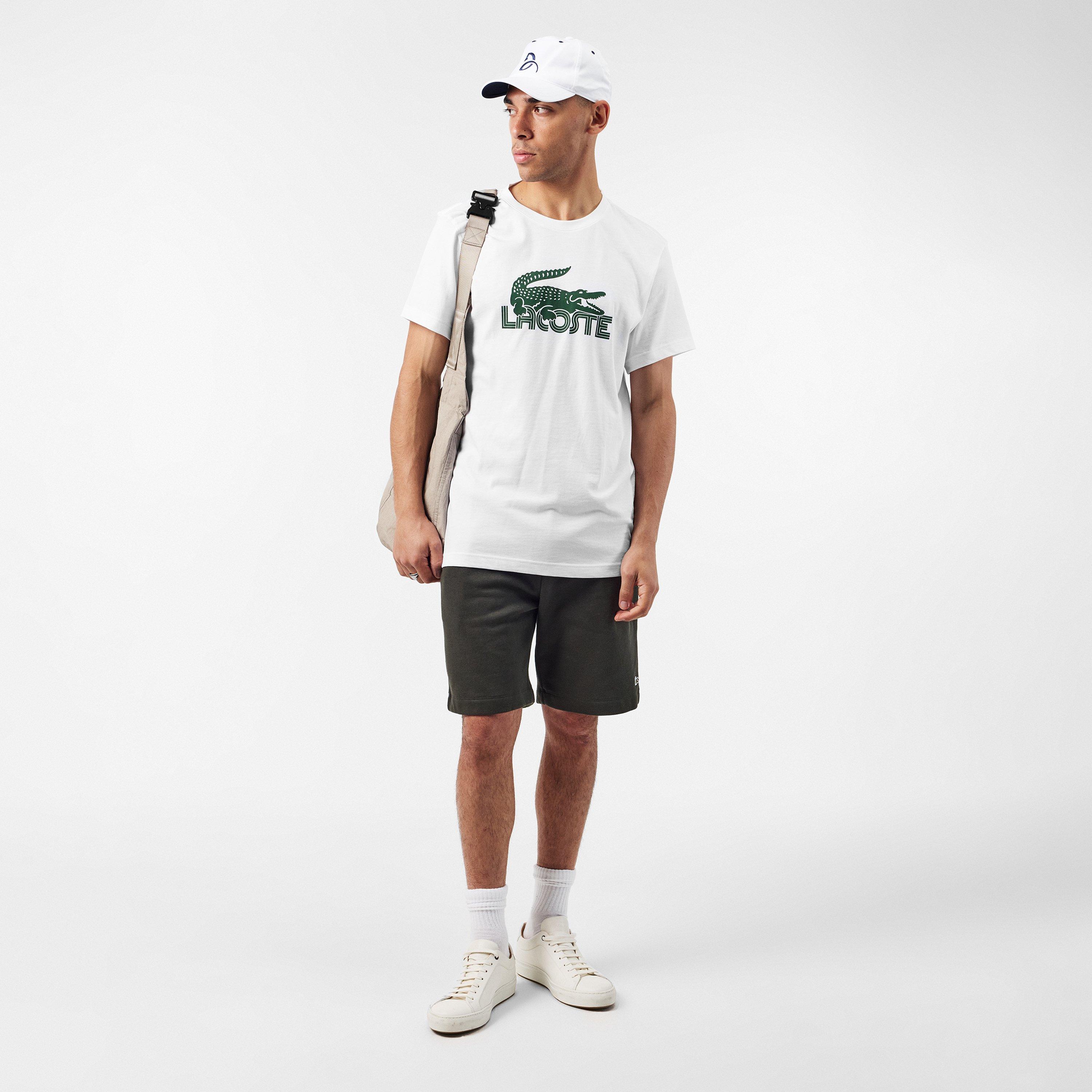 White/Green - Lacoste - Regular Fit T-Shirt - 6