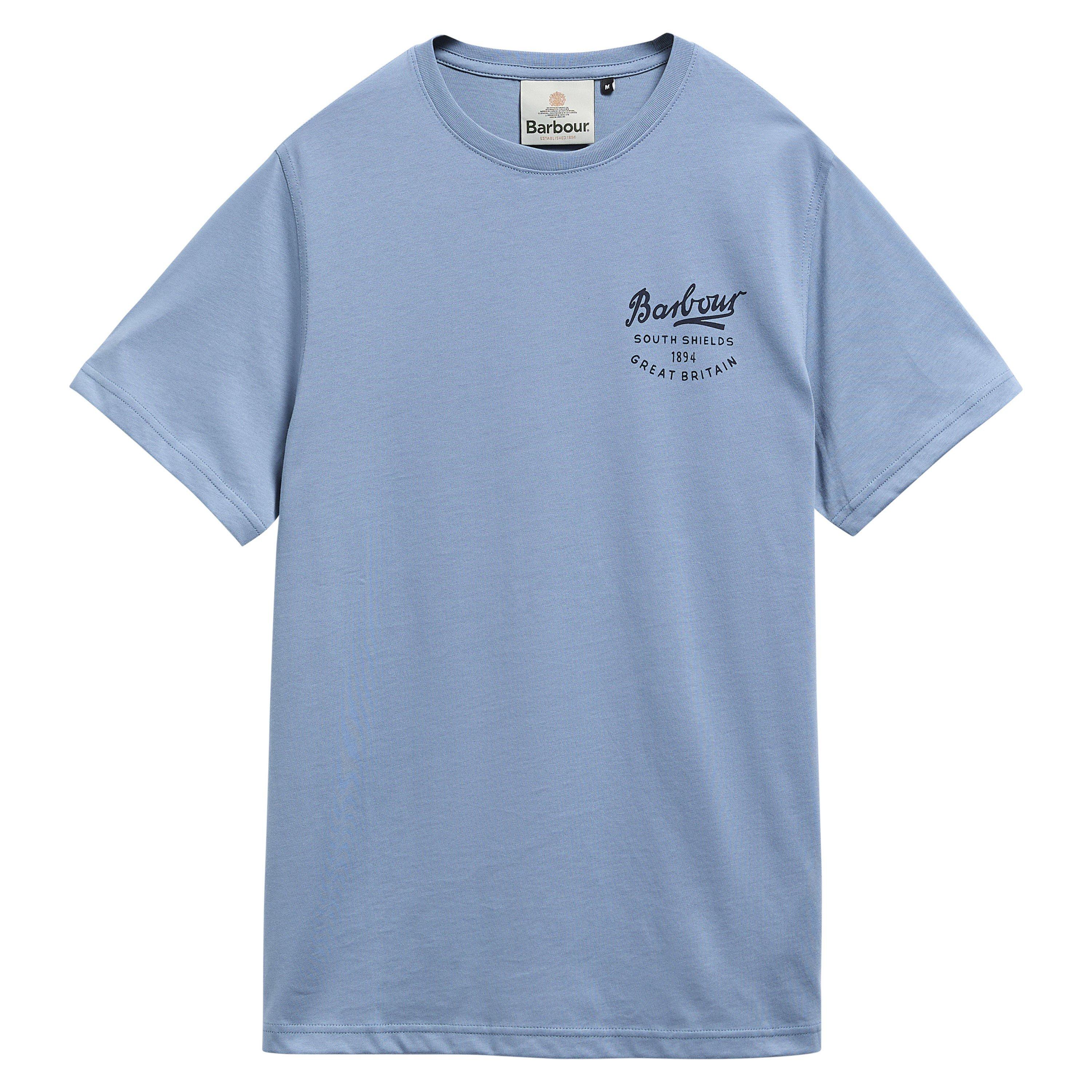 Tarn Blue - Barbour - Barbour Script Graphic T-Shirt - 1