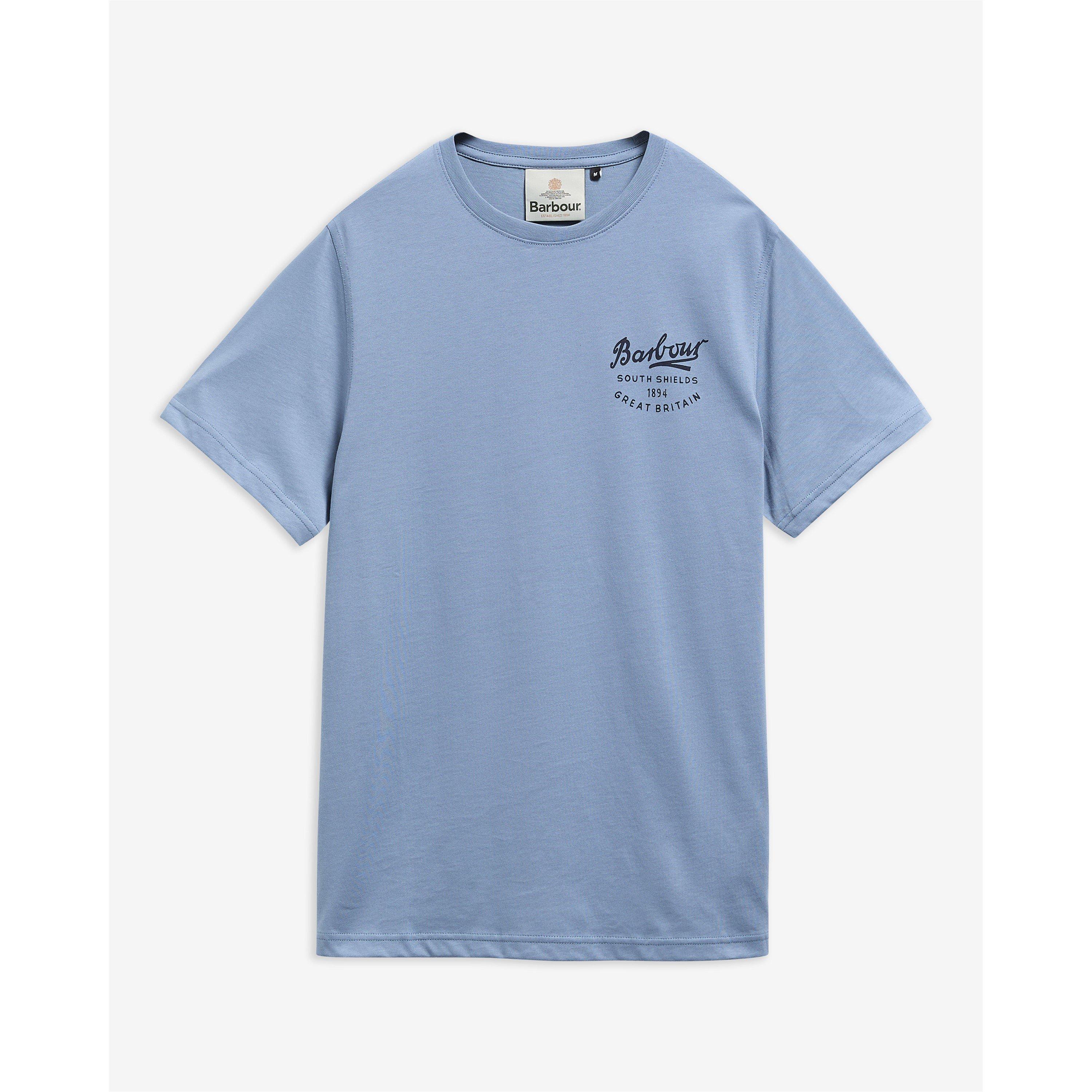 Tarn Blue - Barbour - Barbour Script Graphic T-Shirt - 2