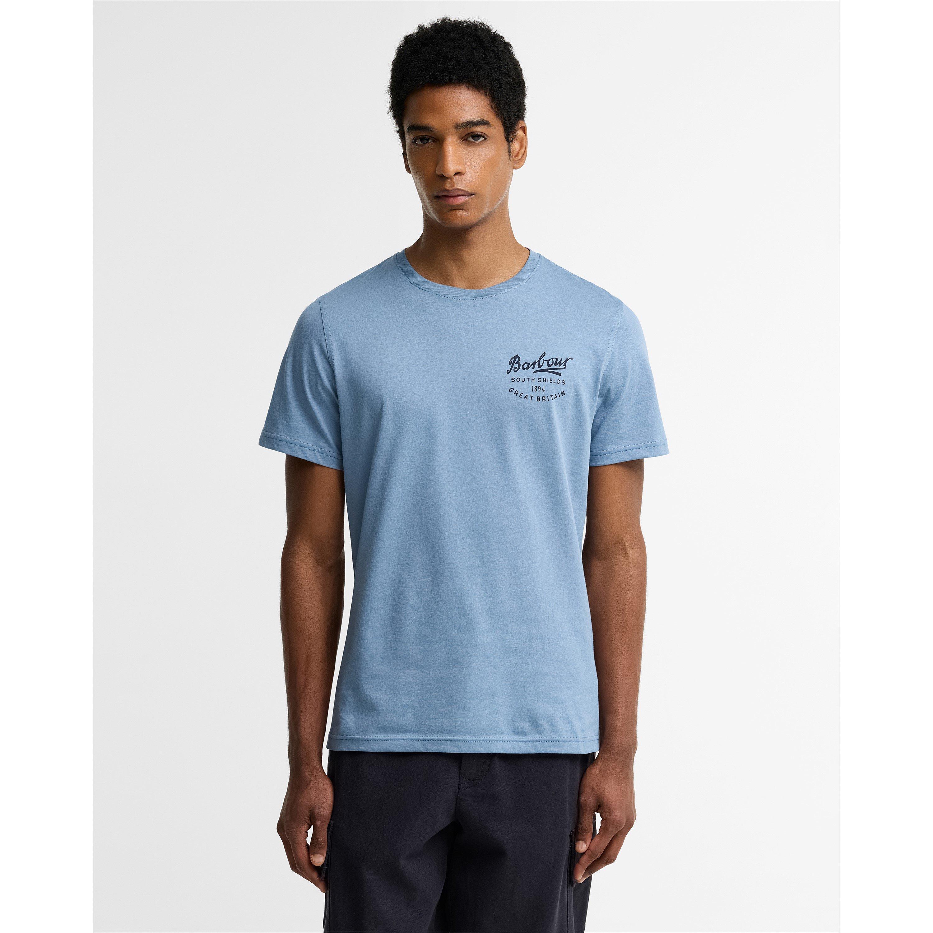 Tarn Blue - Barbour - Barbour Script Graphic T-Shirt - 3