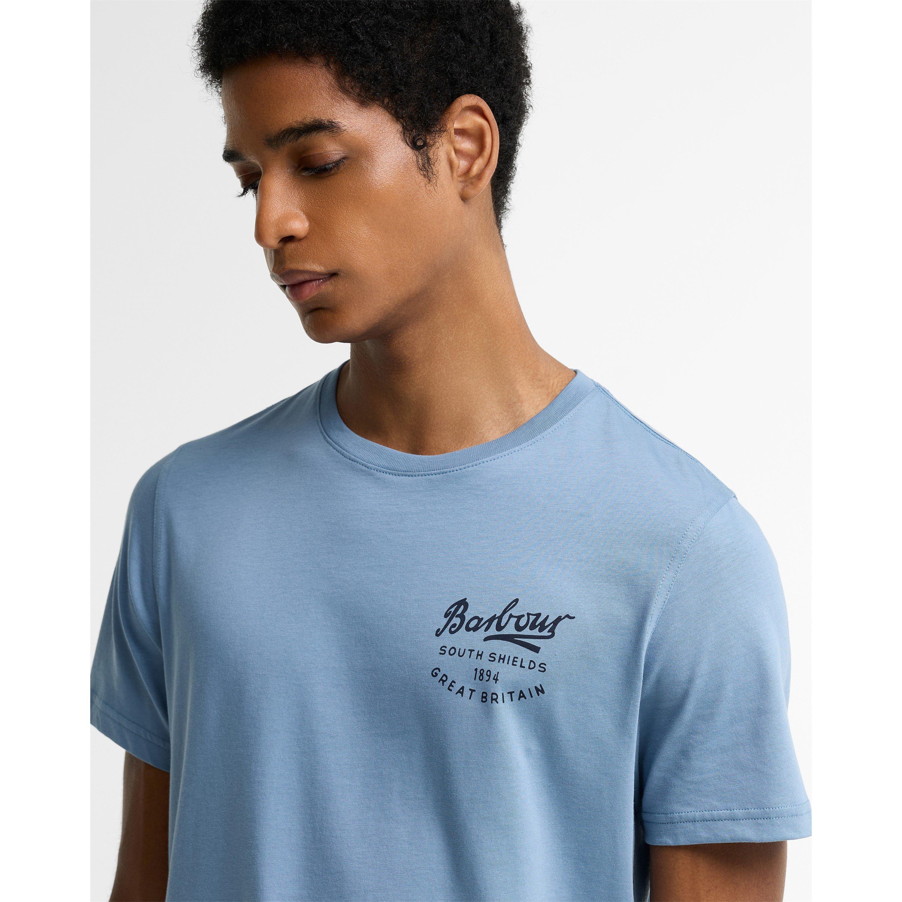Tarn Blue - Barbour - Barbour Script Graphic T-Shirt - 5