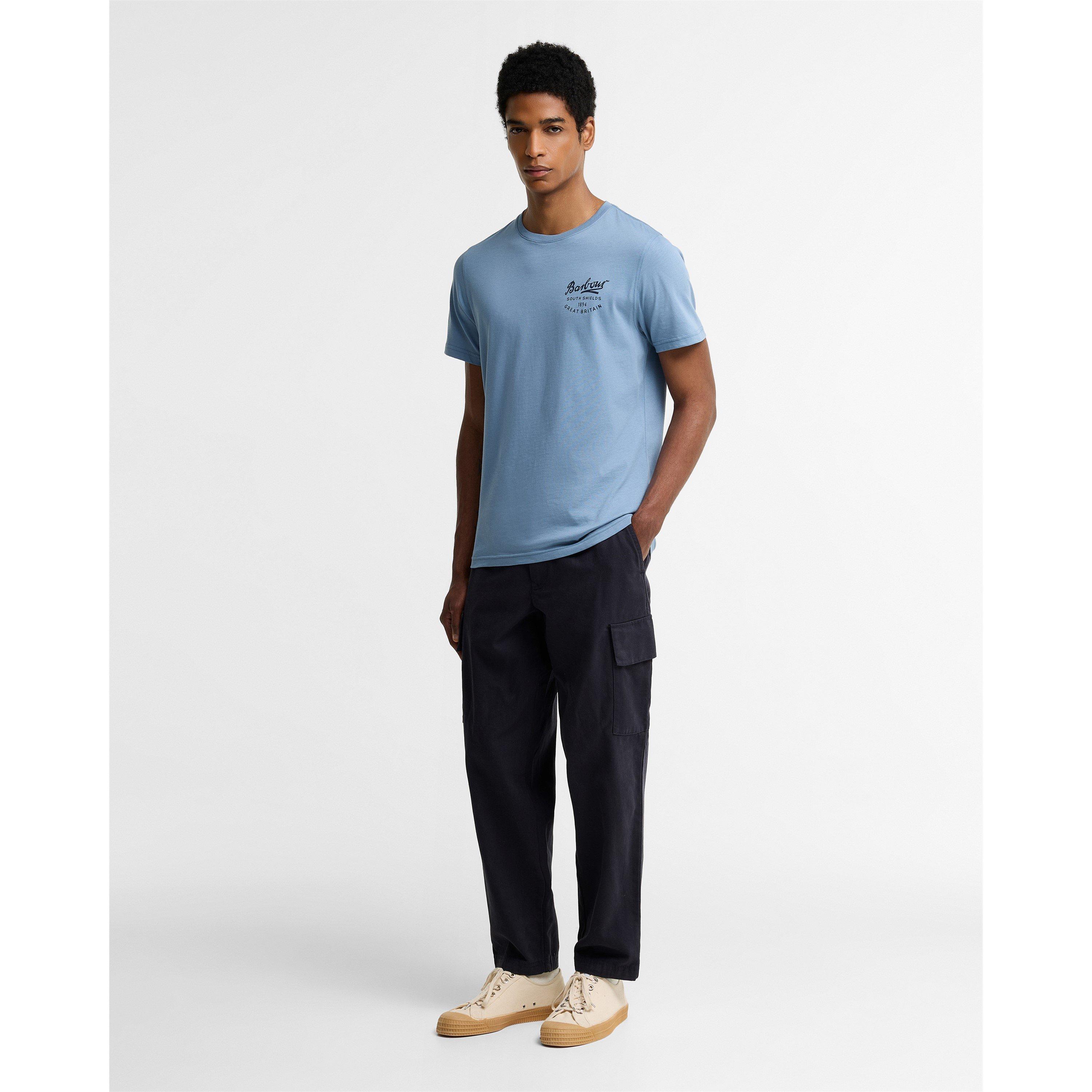 Tarn Blue - Barbour - Barbour Script Graphic T-Shirt - 7