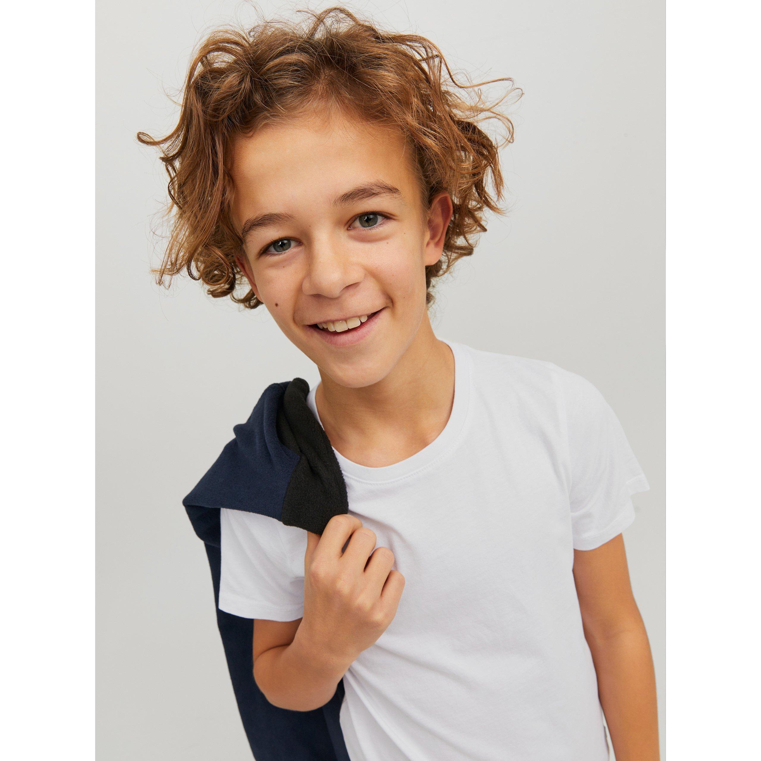 Bijela - Jack and Jones - Kids' Regular Fit T-Shirt - 5