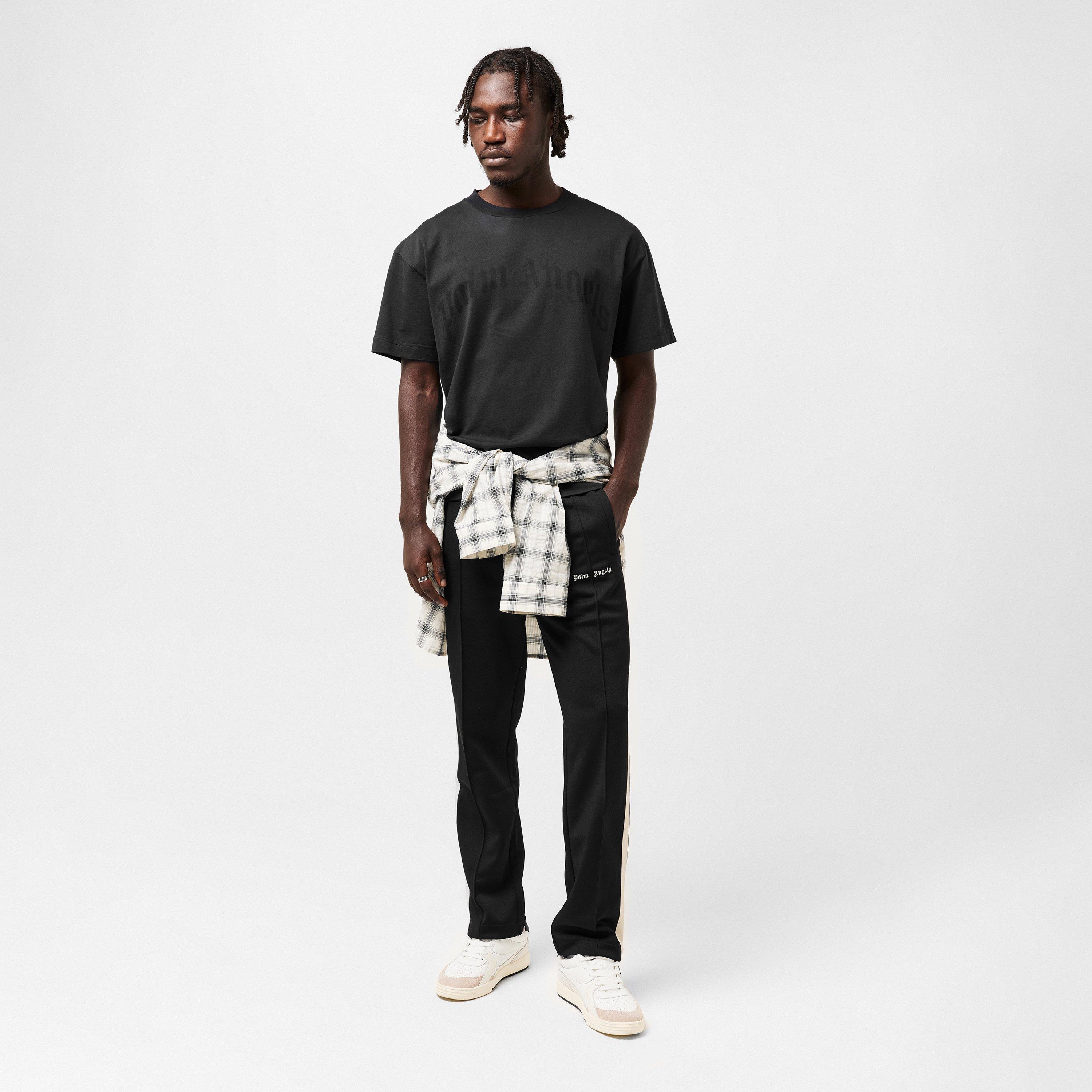 Black/Black - Palm Angels - Men's Oversized T-Shirt - 6