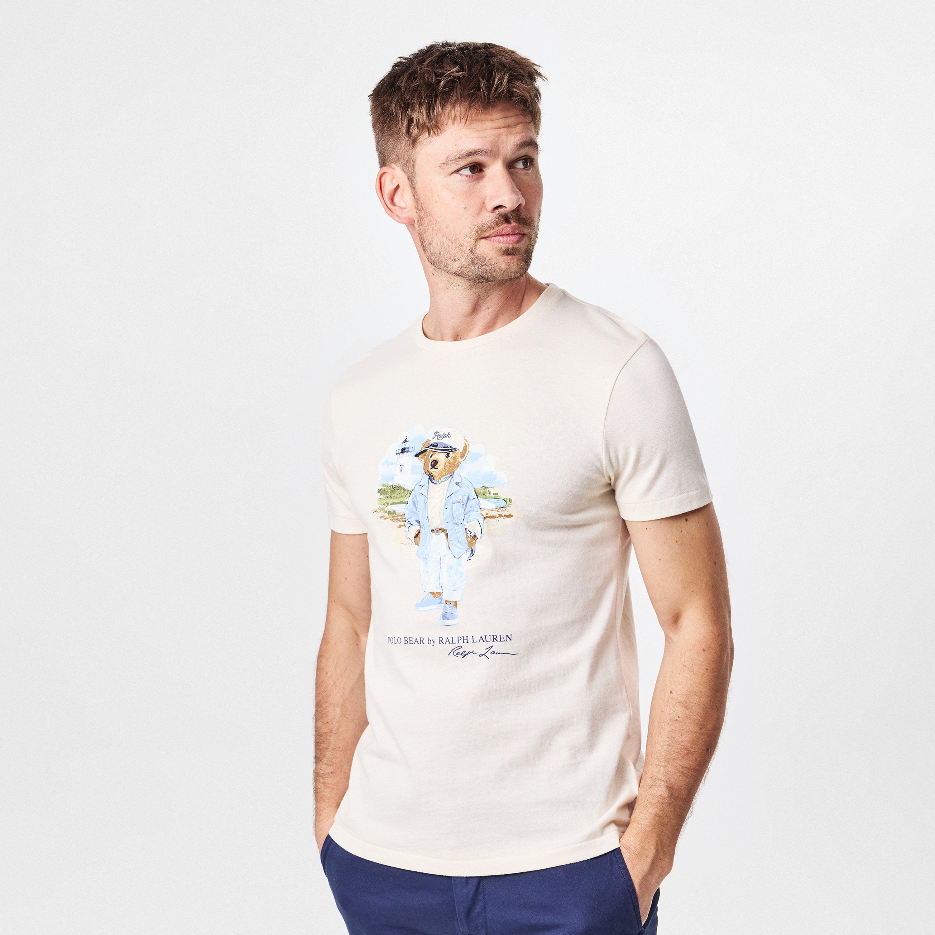 Nevis Bear - Polo Ralph Lauren - Custom Slim Fit Polo Bear Jersey T-Shirt - 2