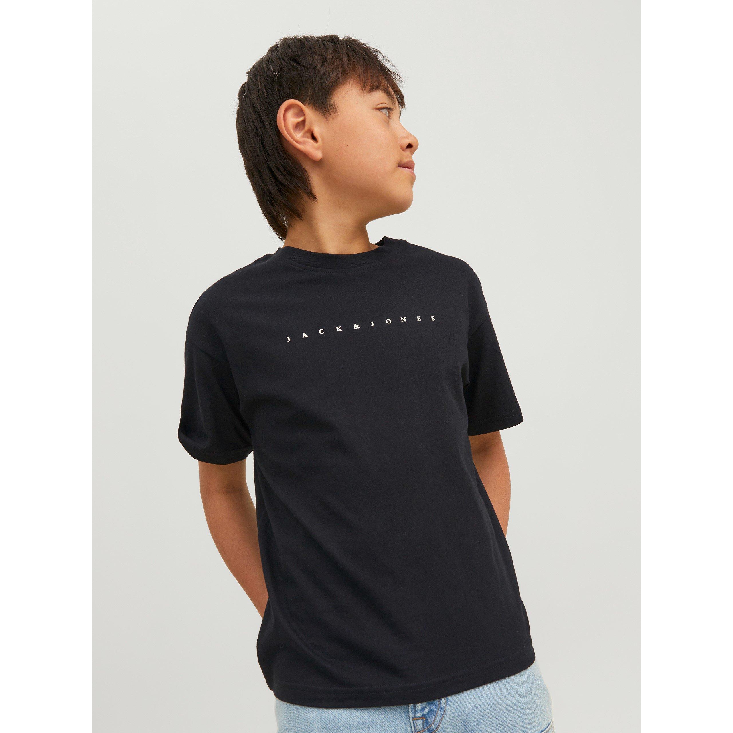 Schwarz - Jack and Jones - Junior Logo Regular Fit T-Shirt - 2