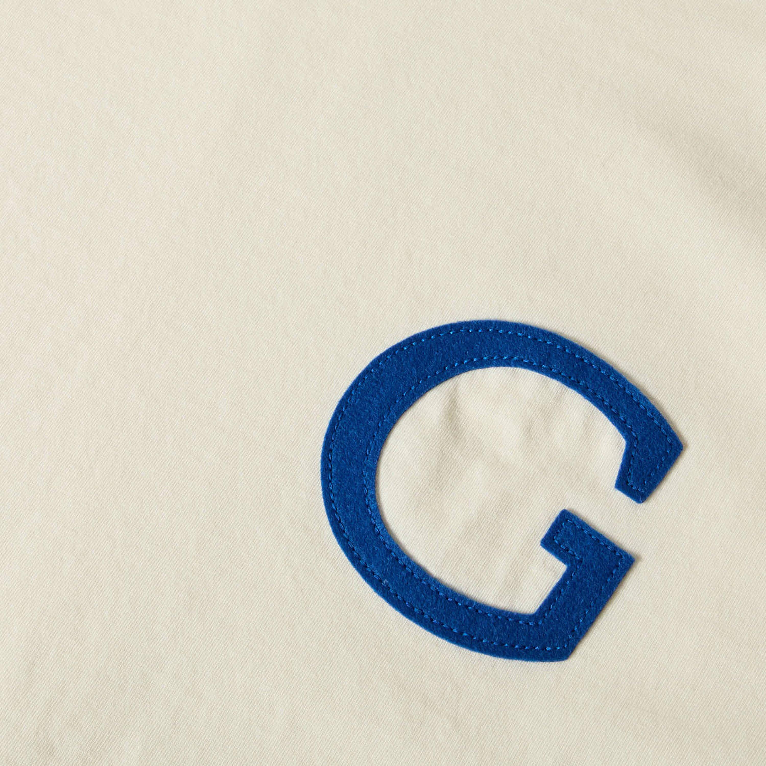 Cream White 119 - Gant - Men's Oversized T-Shirt - 5