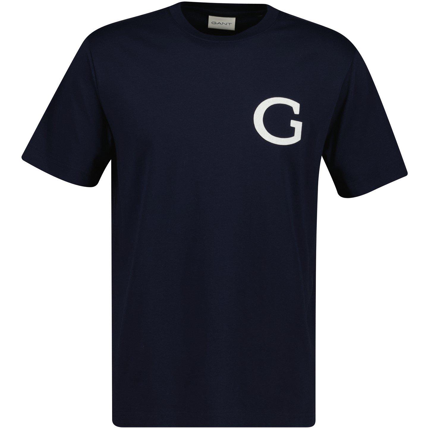 Evenng Blue 433 - Gant - Men's Oversized T-Shirt - 1