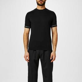 Emporio Armani Logo Trim T Shirt