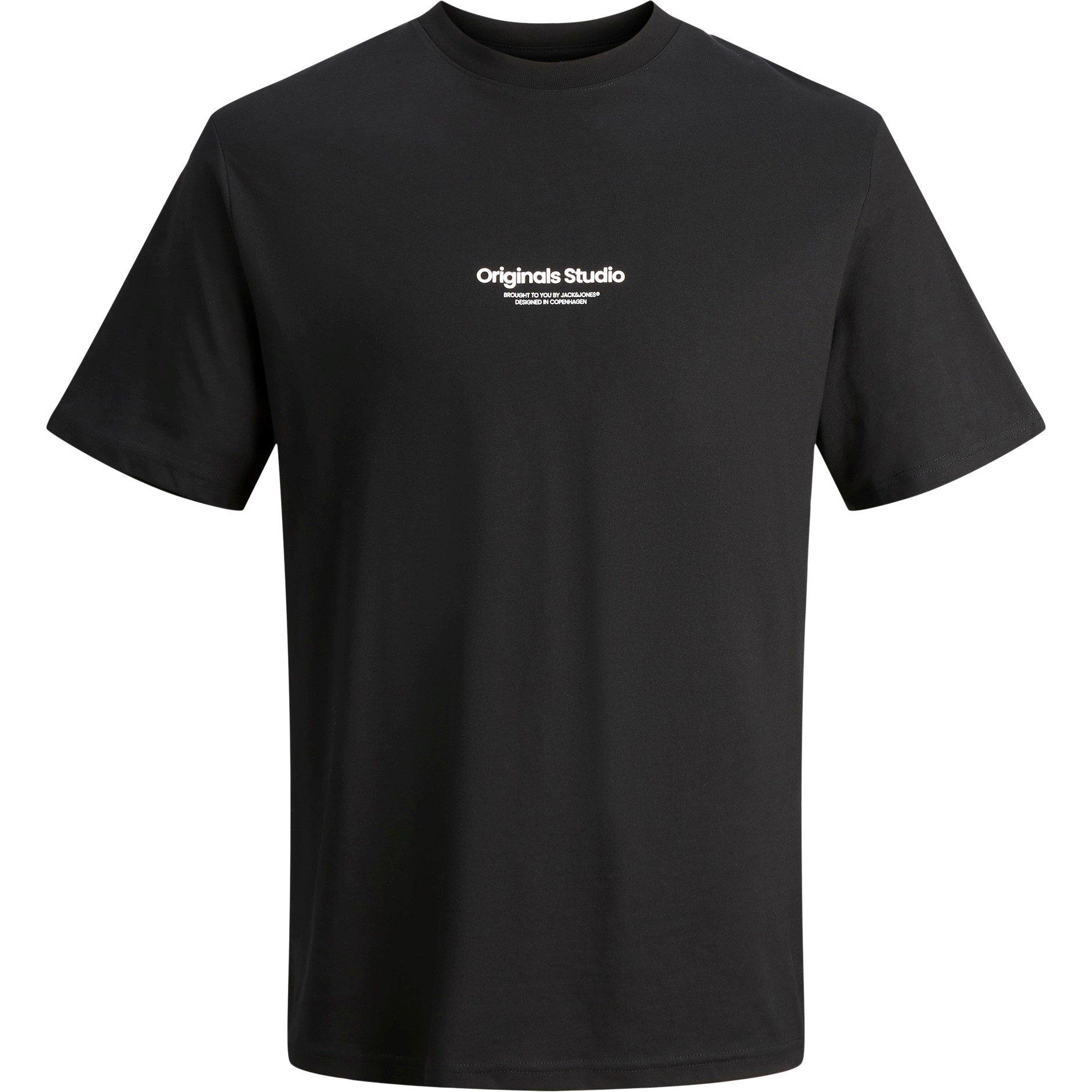 Black - Jack and Jones - Logo Regular Fit T-Shirt - 6